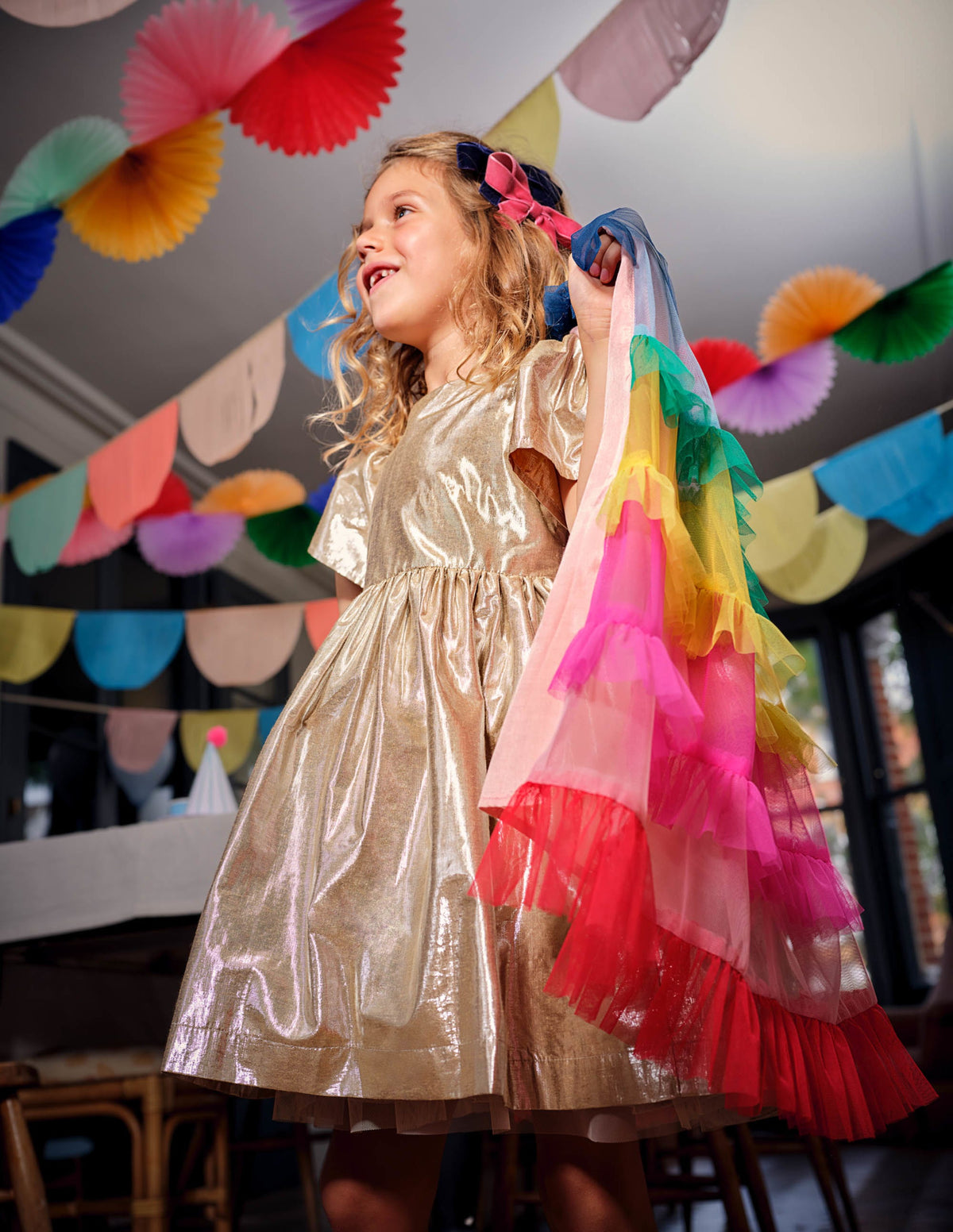 Tulle Cape-Multi Raonbow-4