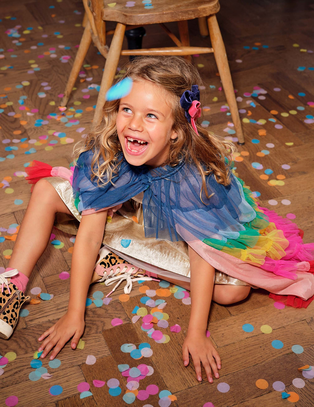Tulle Cape-Multi Raonbow - Image 8