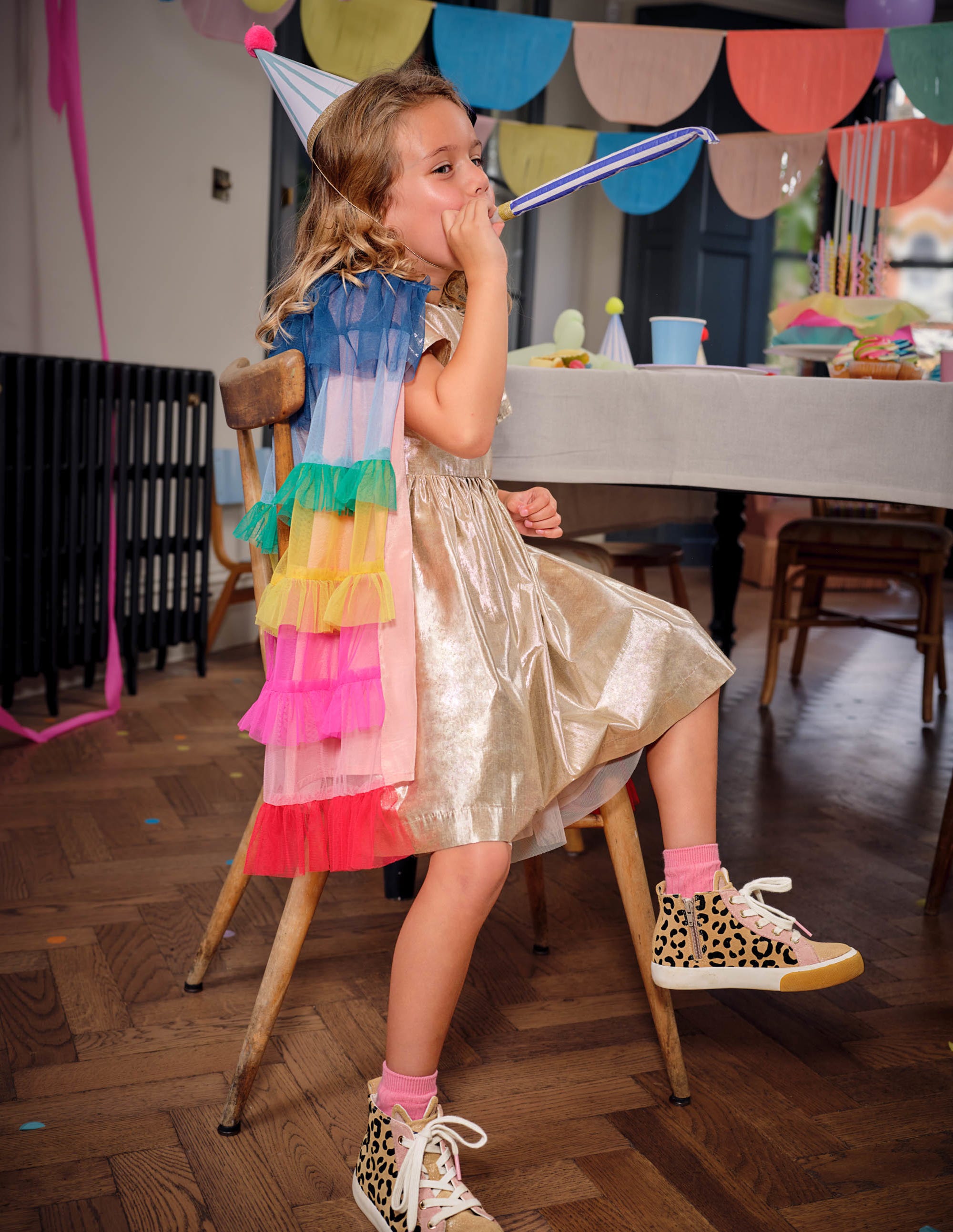 Tulle Cape-Multi Raonbow - Image 10