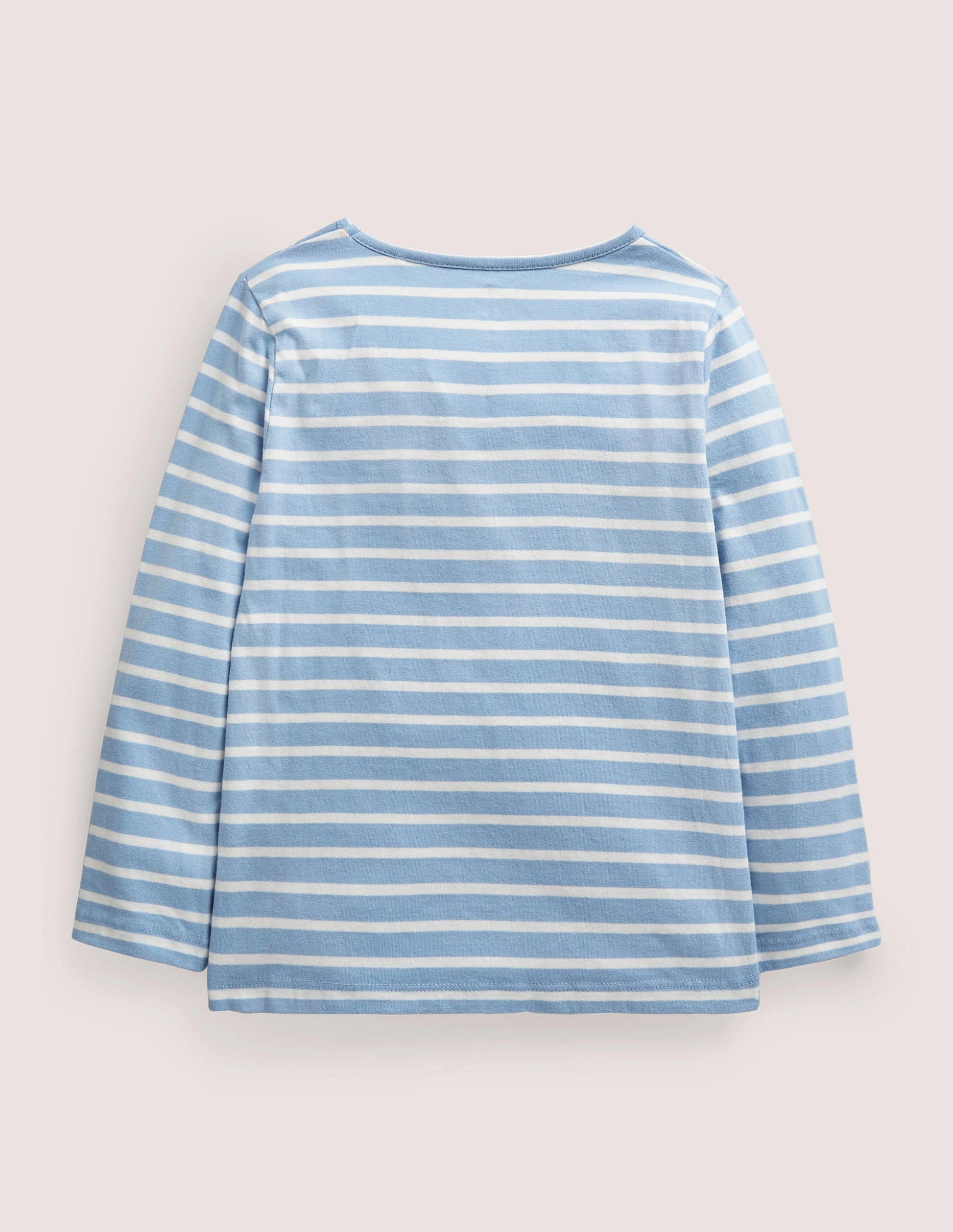 Flutter Appliqué Breton-Dusty Blue/Ivory Floral-2