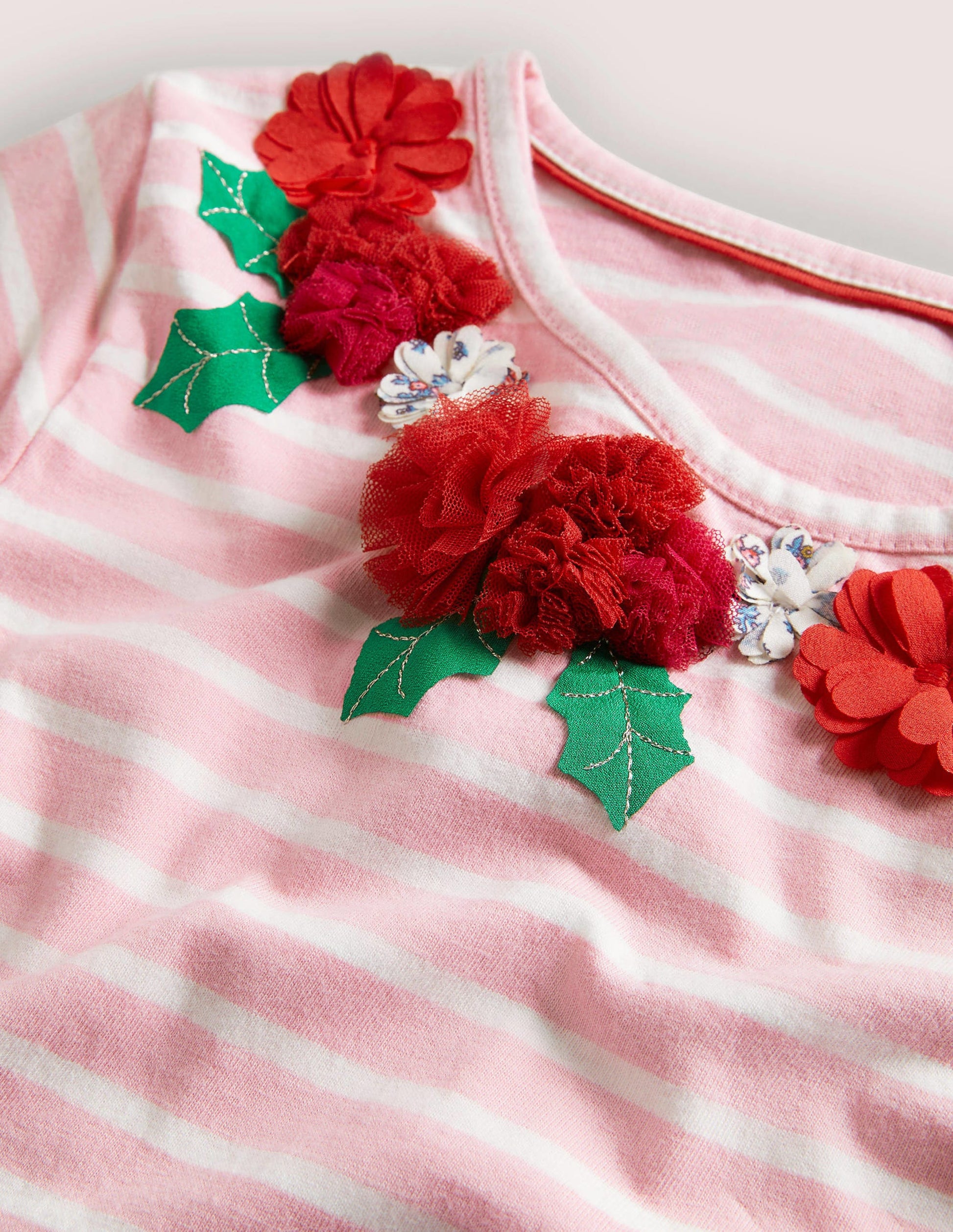 Flutter Appliqué Breton-Cameo Pink/ Ivory Floral-3