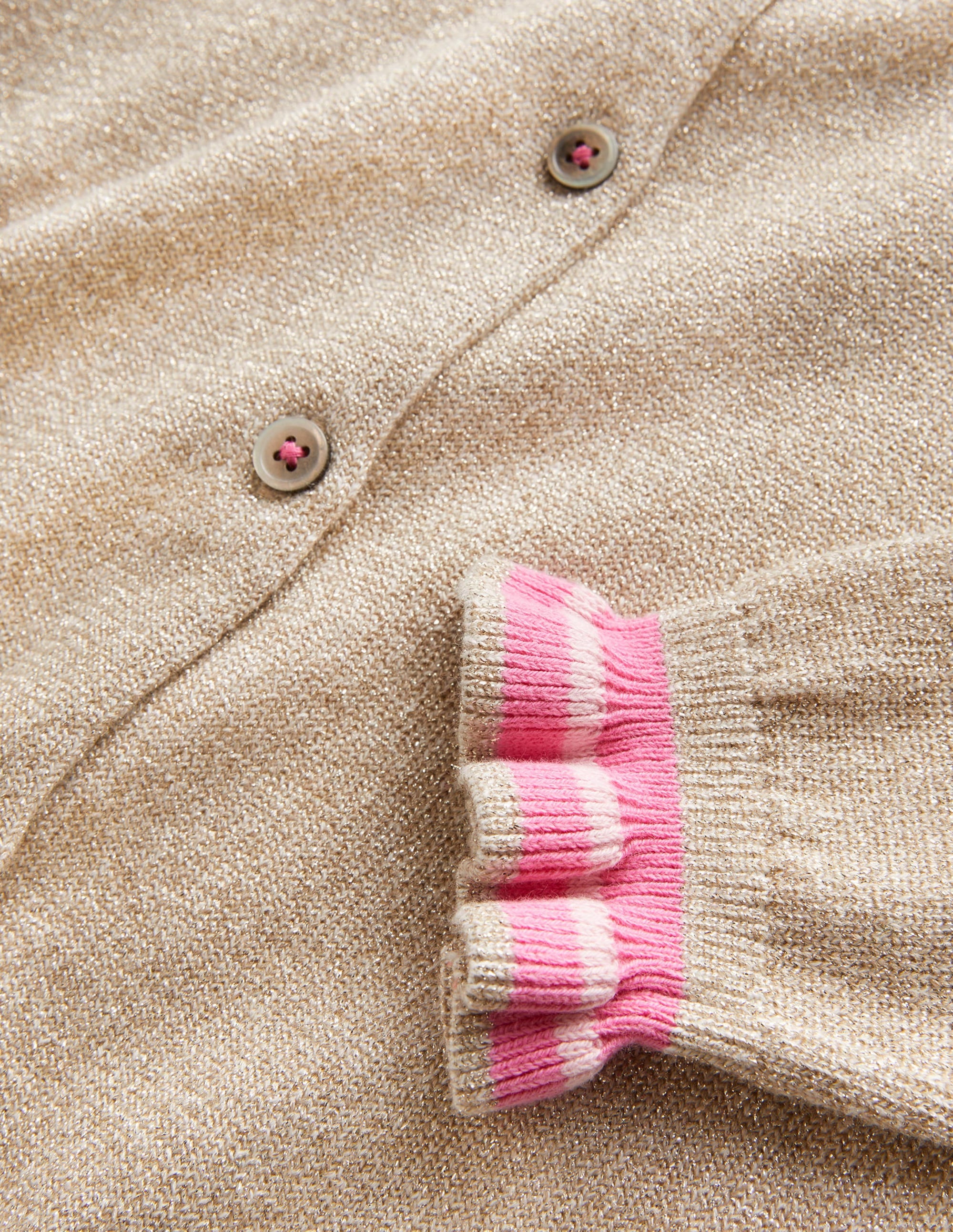 Party Cardigan-Gold Sparkle - Image 3