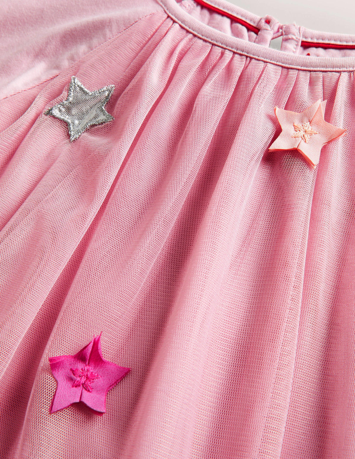 Appliqué Tulle Top-Cameo Pink Flutter Stars-3