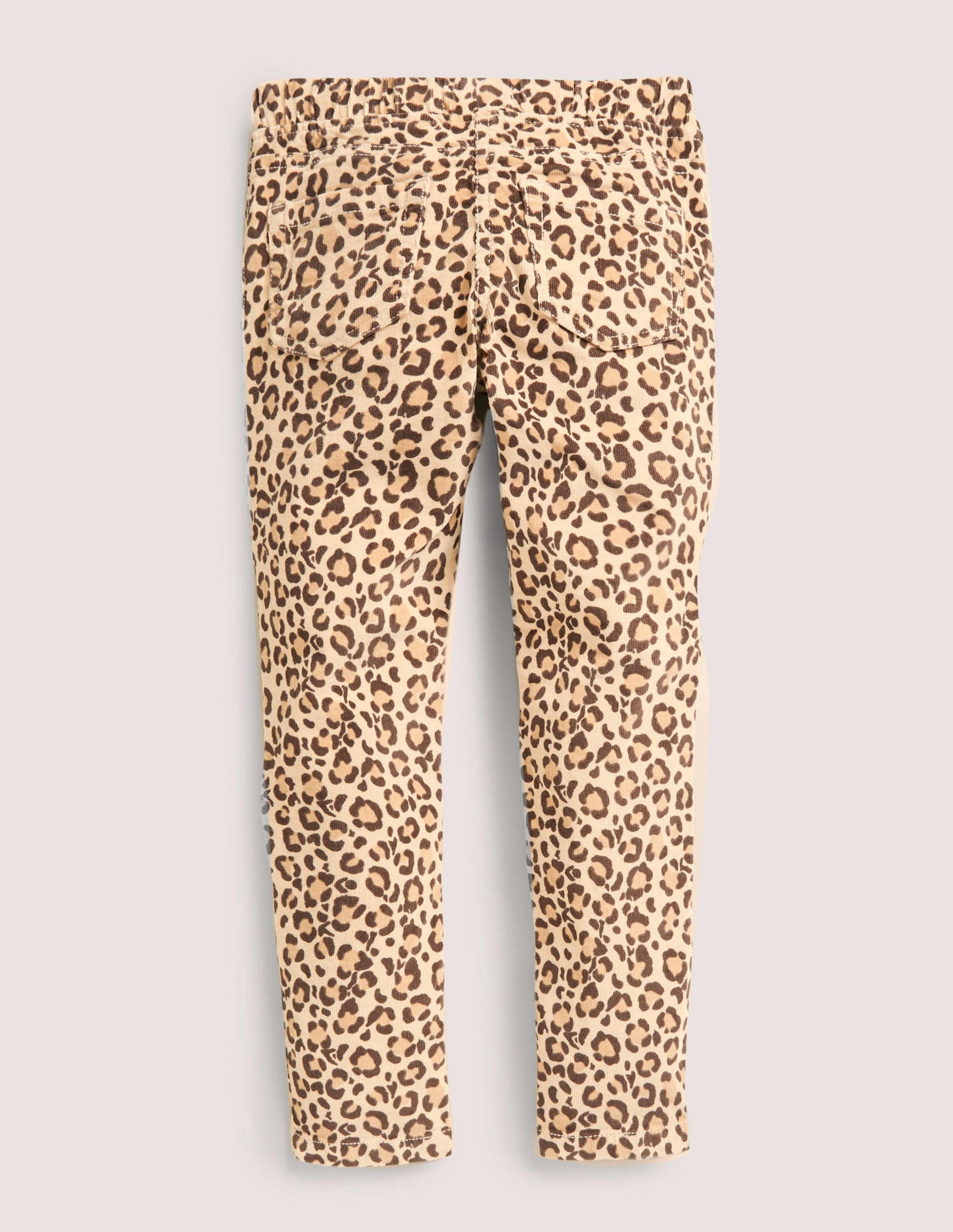 Cord Leggings-Leopard Print-2