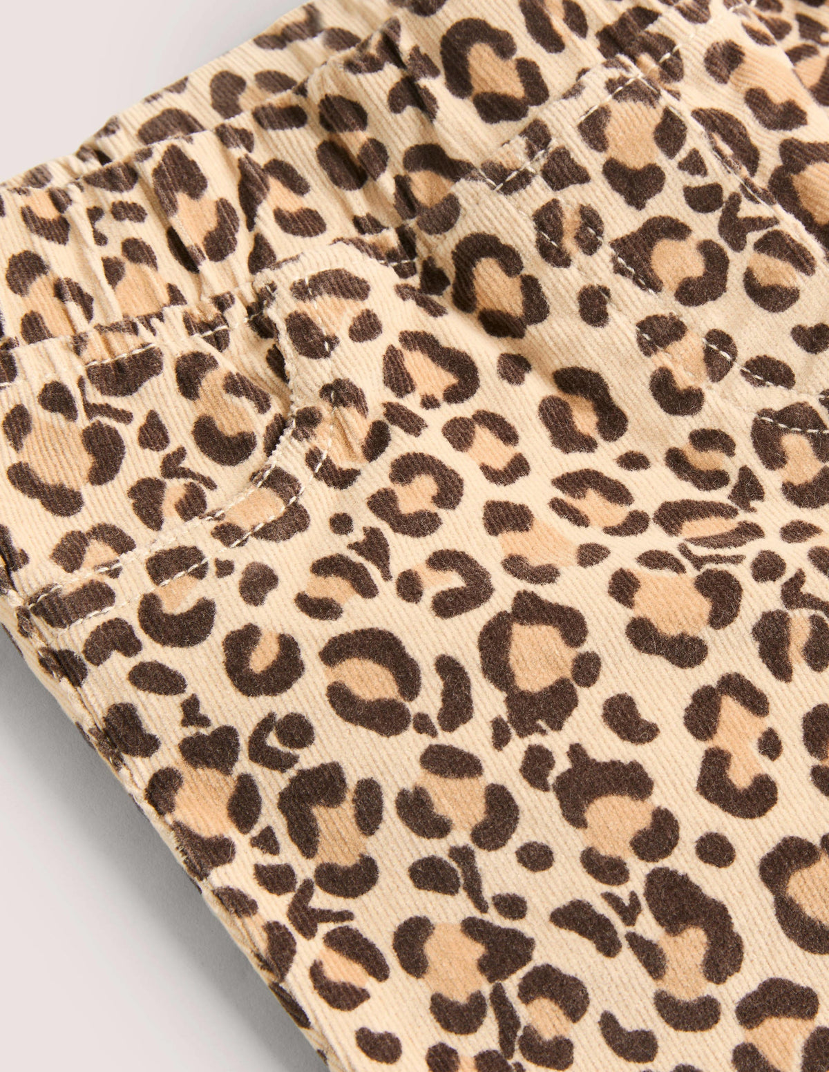 Cord Leggings-Leopard Print-3