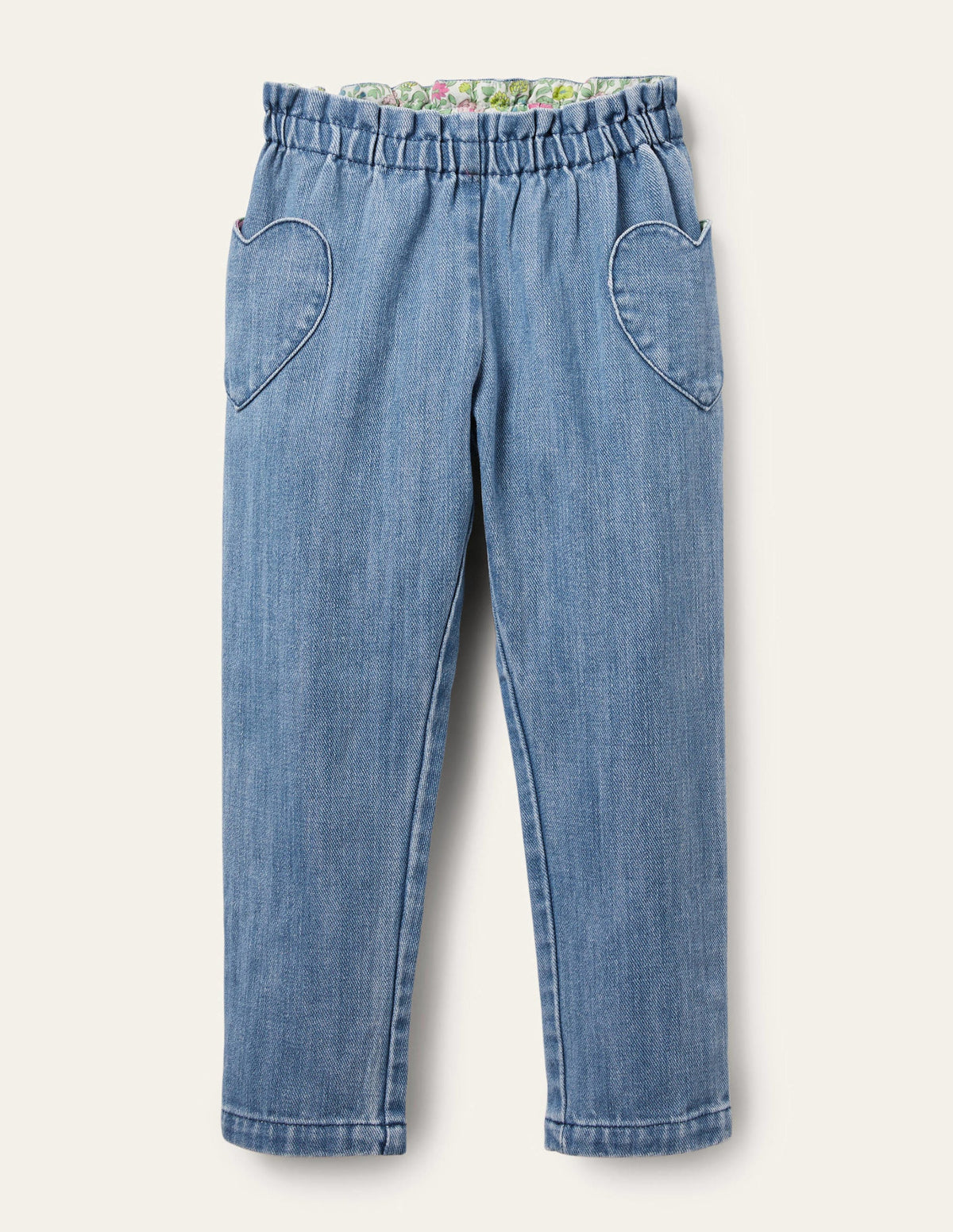 Pull-on Pants-Mid Vintage Denim-1