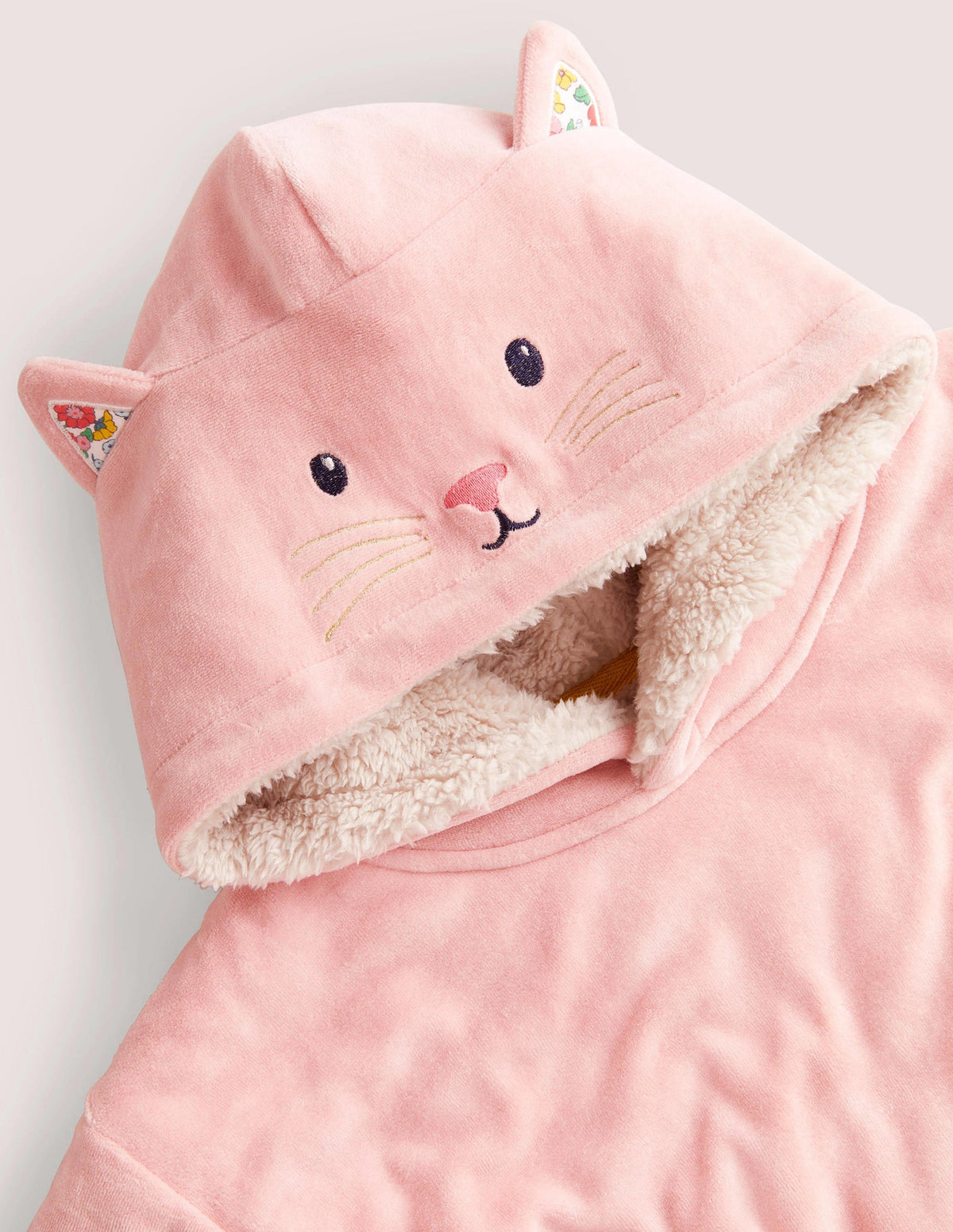 Snuggle Hoodie-Boto Pink Cat - Image 3