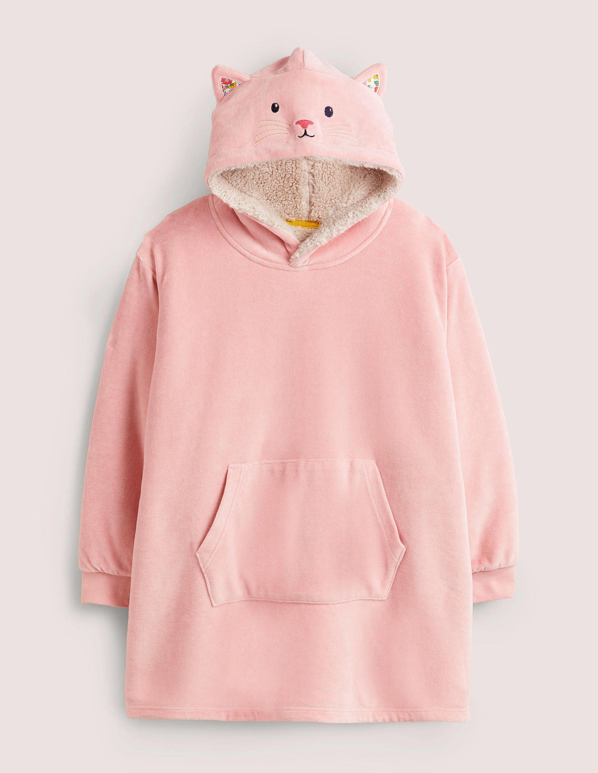 Snuggle Hoodie-Boto Pink Cat-1