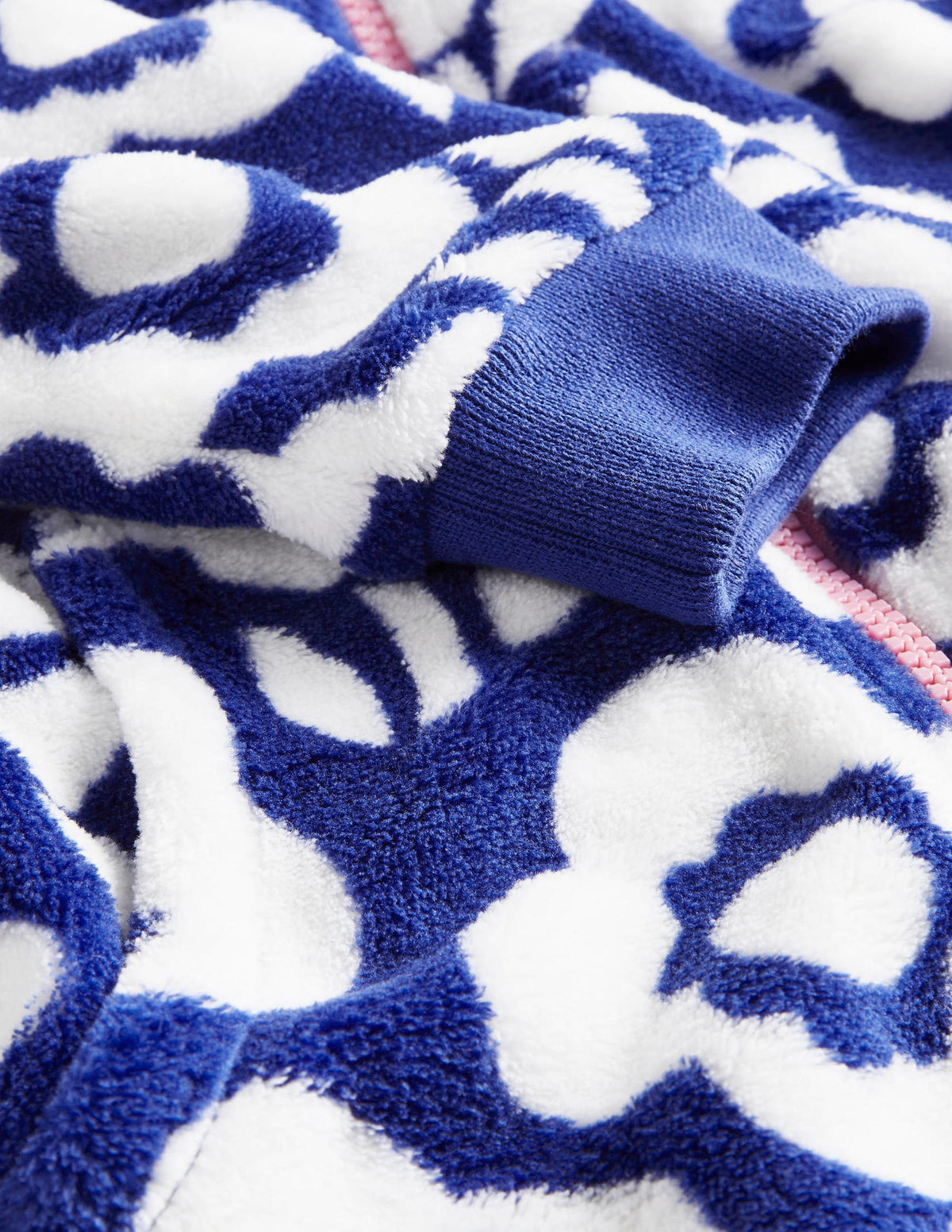 Zip-Up All-In-One-Bluing Blue Ski Floral - Image 3