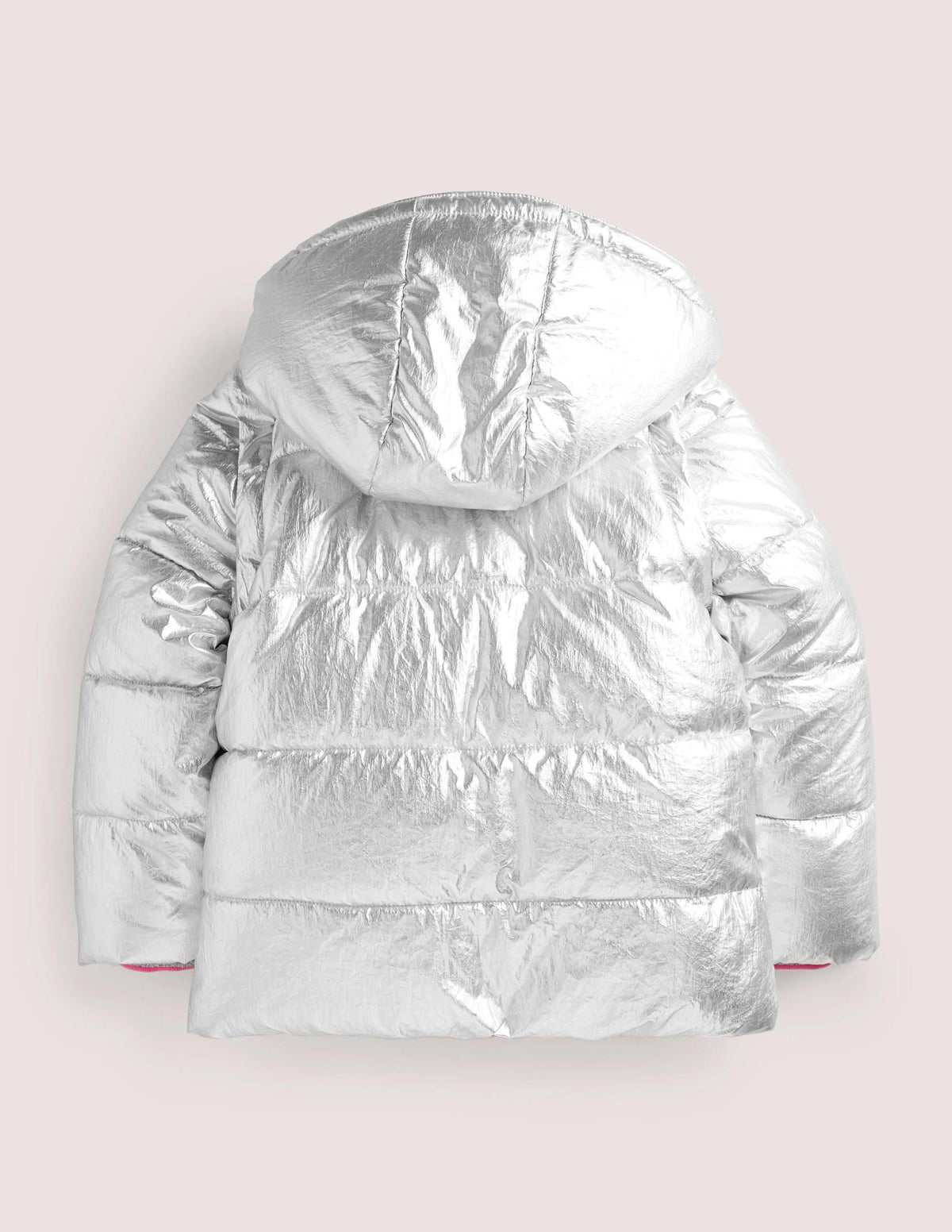 Metallic Cosy 2-in-1 Jacket-Silver Metallic-2