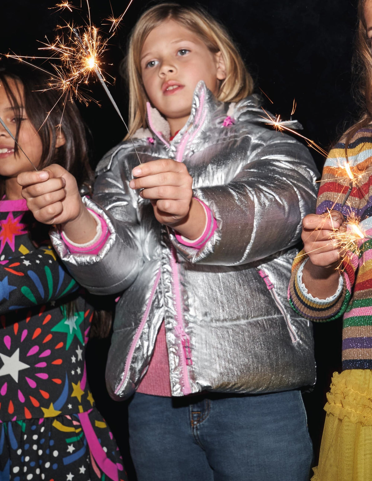 Metallic Cosy 2-in-1 Jacket-Silver Metallic - Image 6