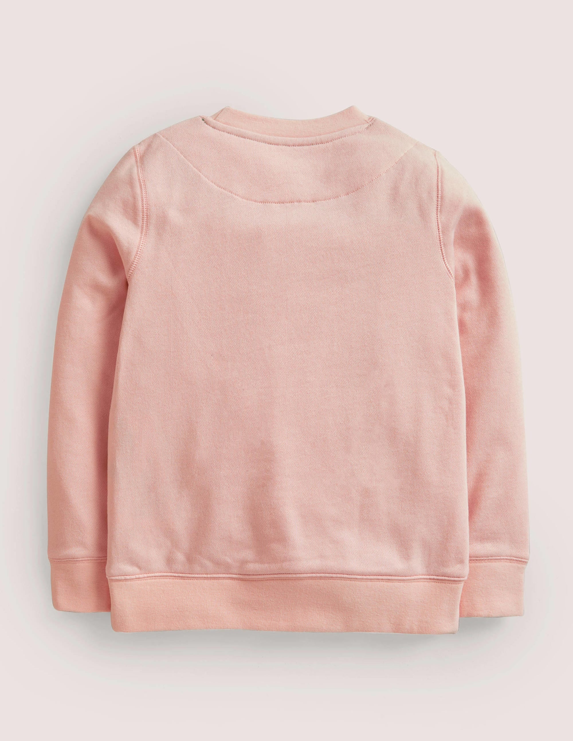 Cosy Appliqué Sweatshirt-Cameo Pink Owl - Image 2