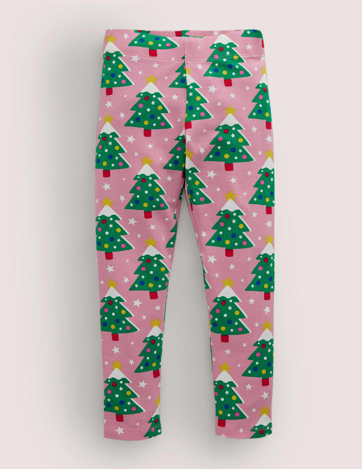 Fun Leggings-Formica Pink Christmas Trees - Image 1