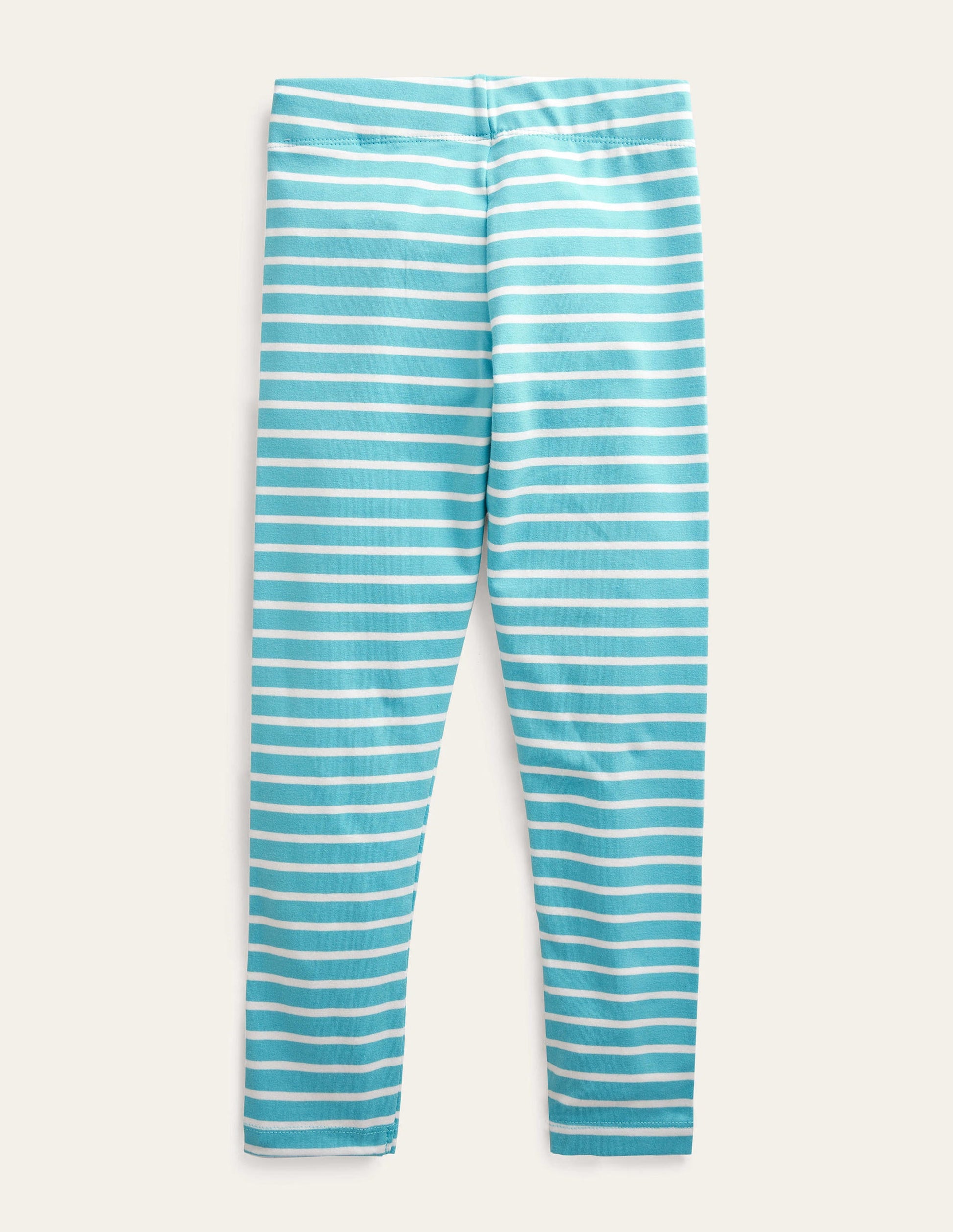 Fun Leggings-Aqua Blue/Ivory-2
