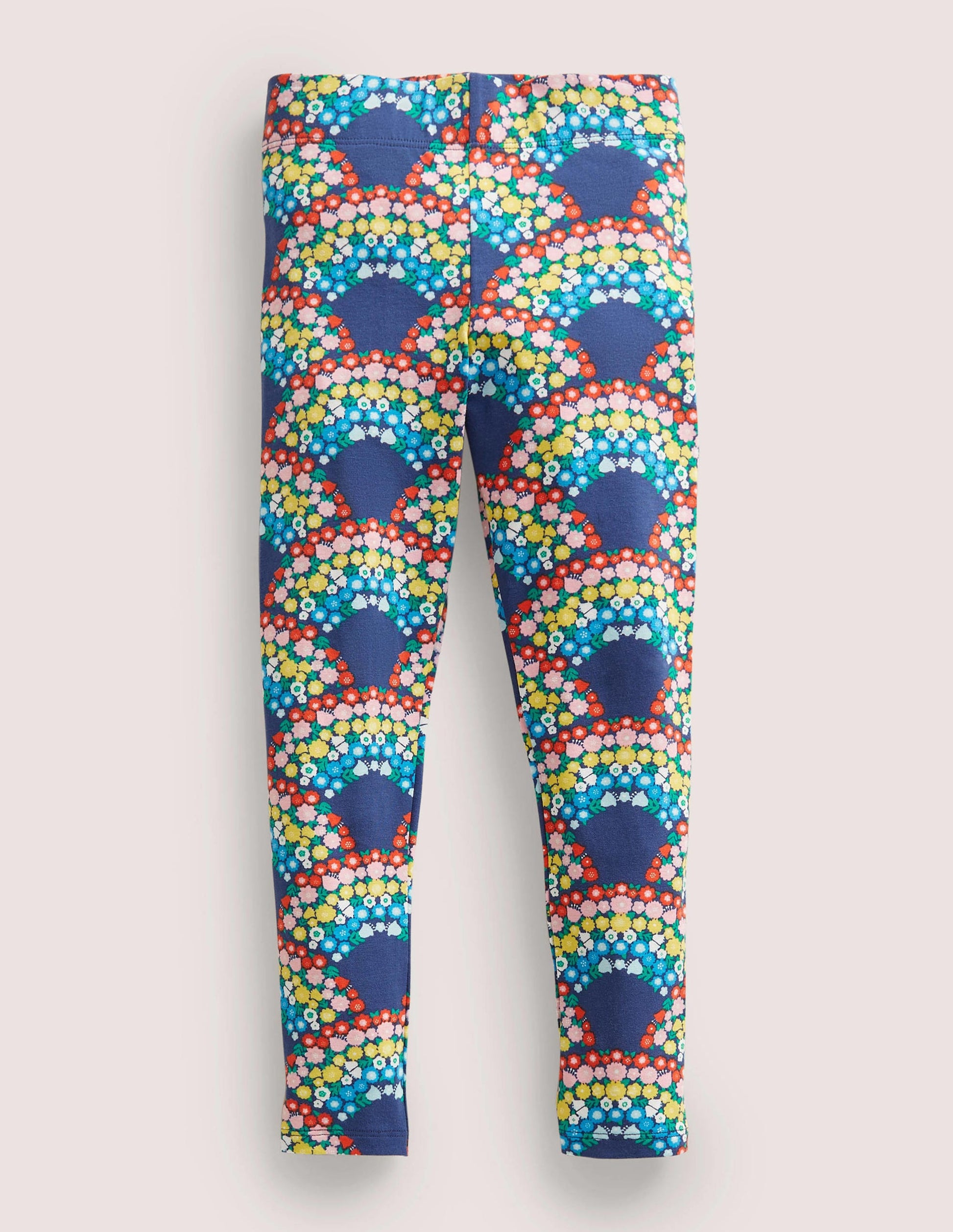 Fun Leggings-Starboard Blue Rainbows-1
