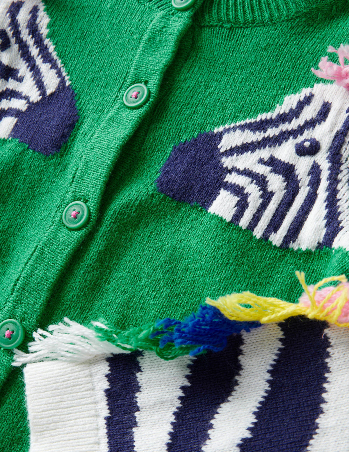 Fun Cardigan-Green Pepper Zebra-3