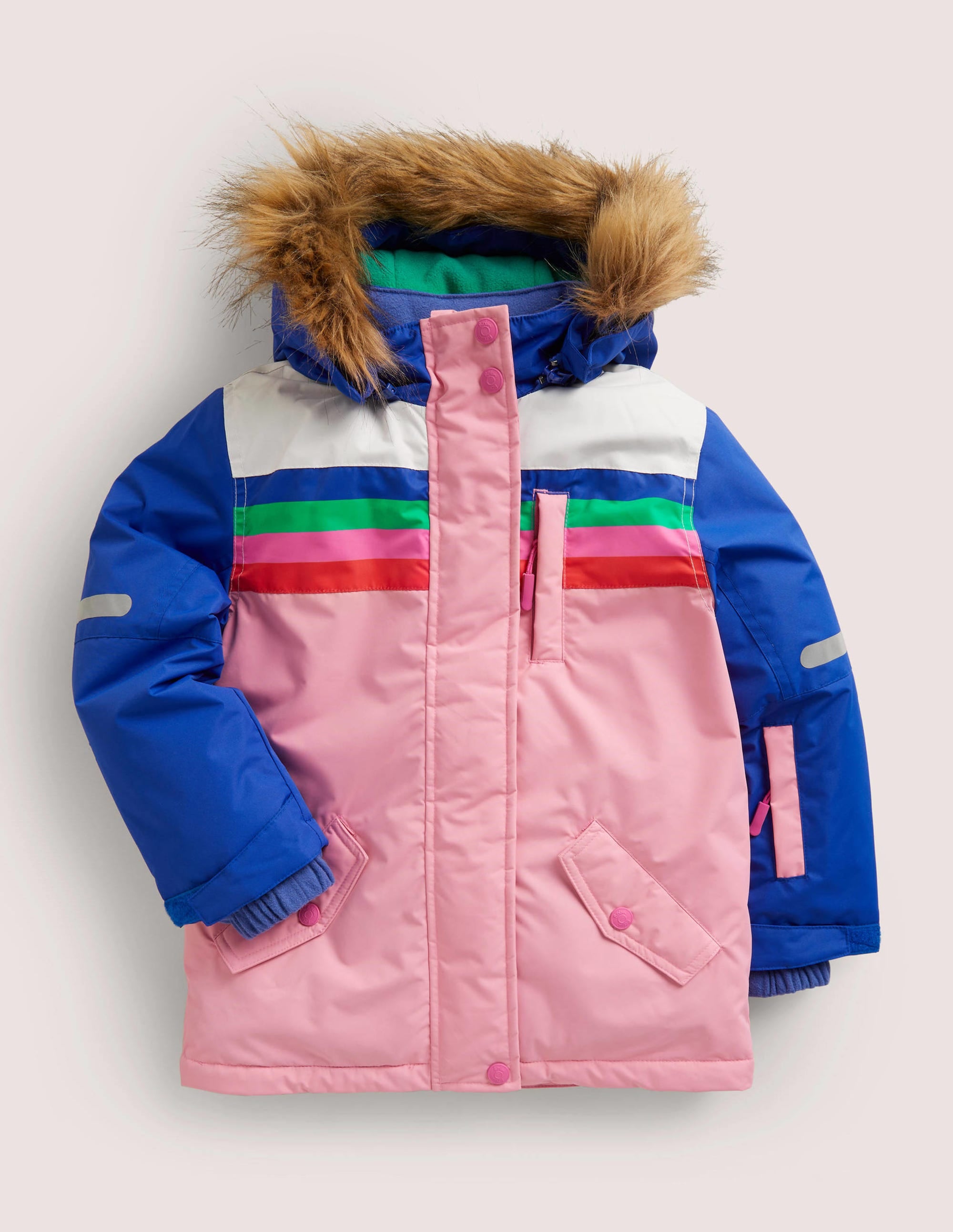 All-weather Waterproof Jacket-Pink Lemonade - Image 1