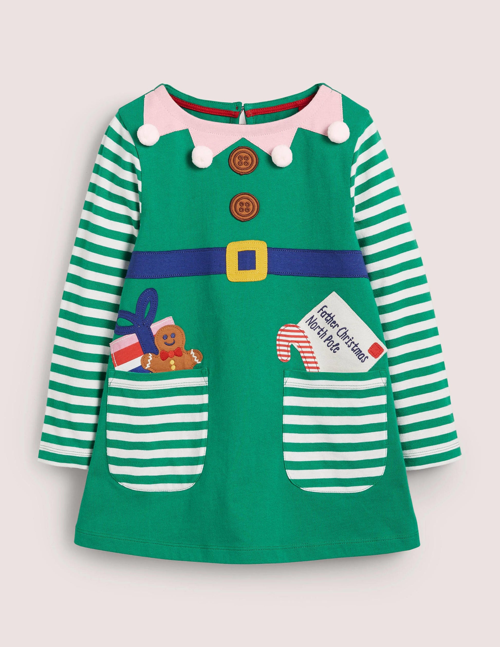 Pocket Jersey Tunic-Highland Green Elf-1