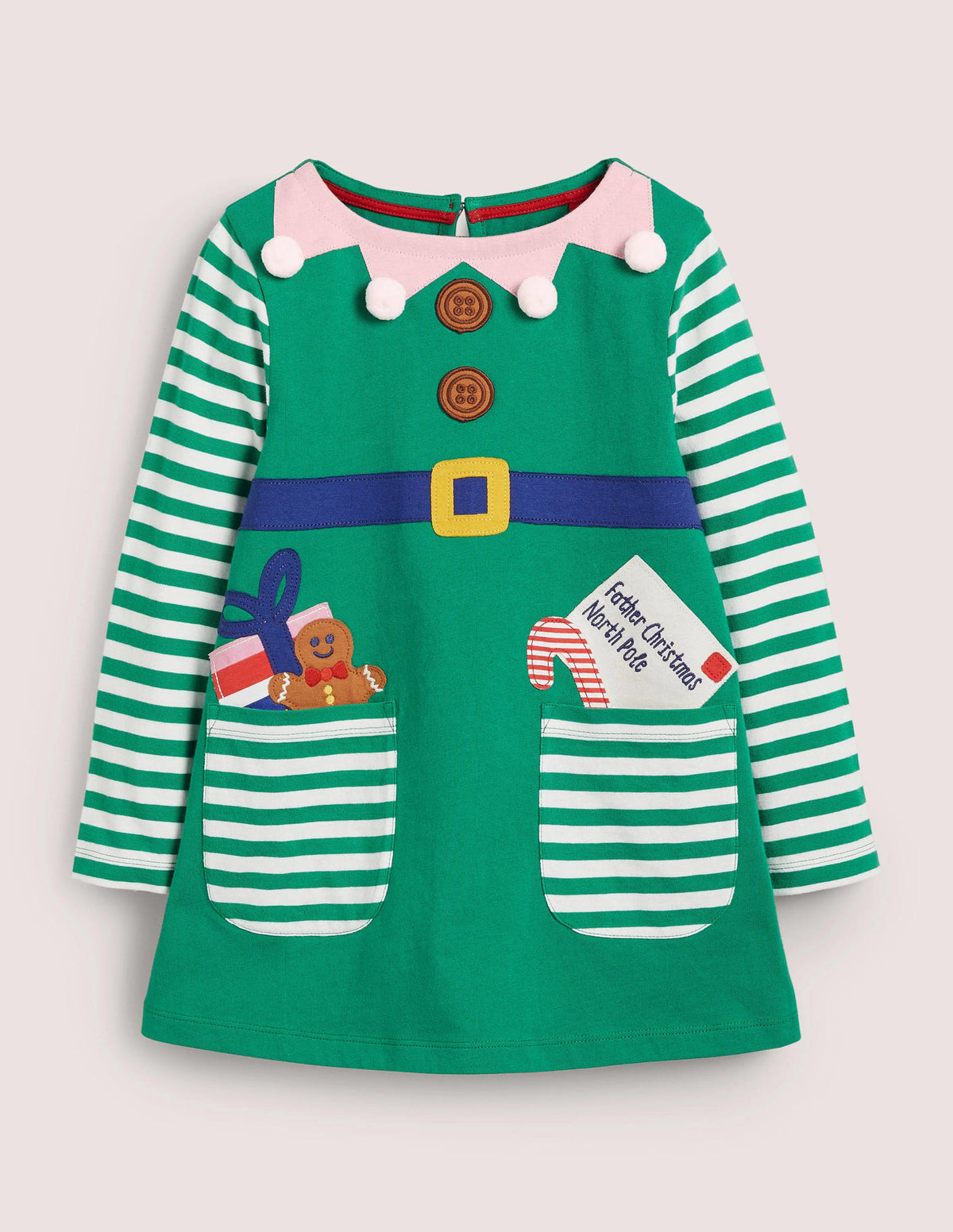 Pocket Jersey Tunic-Highland Green Elf - Image 1