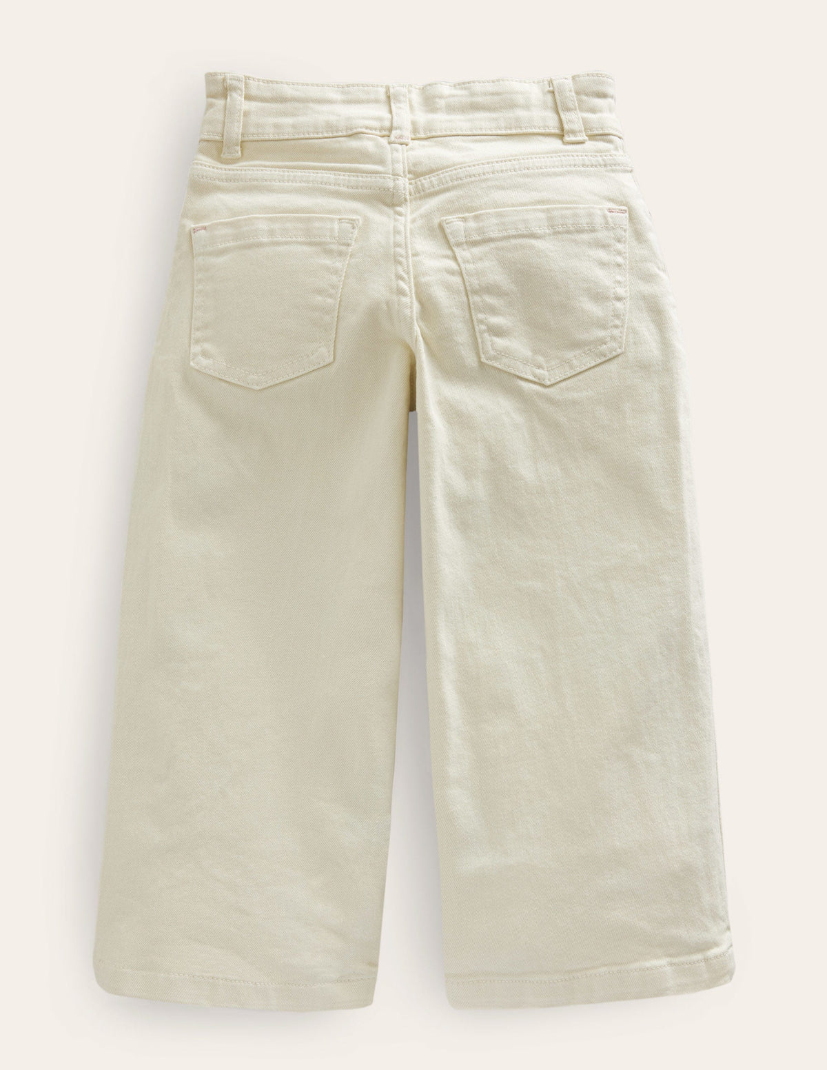 Straight Leg Flare Jean-Ecru - Image 2