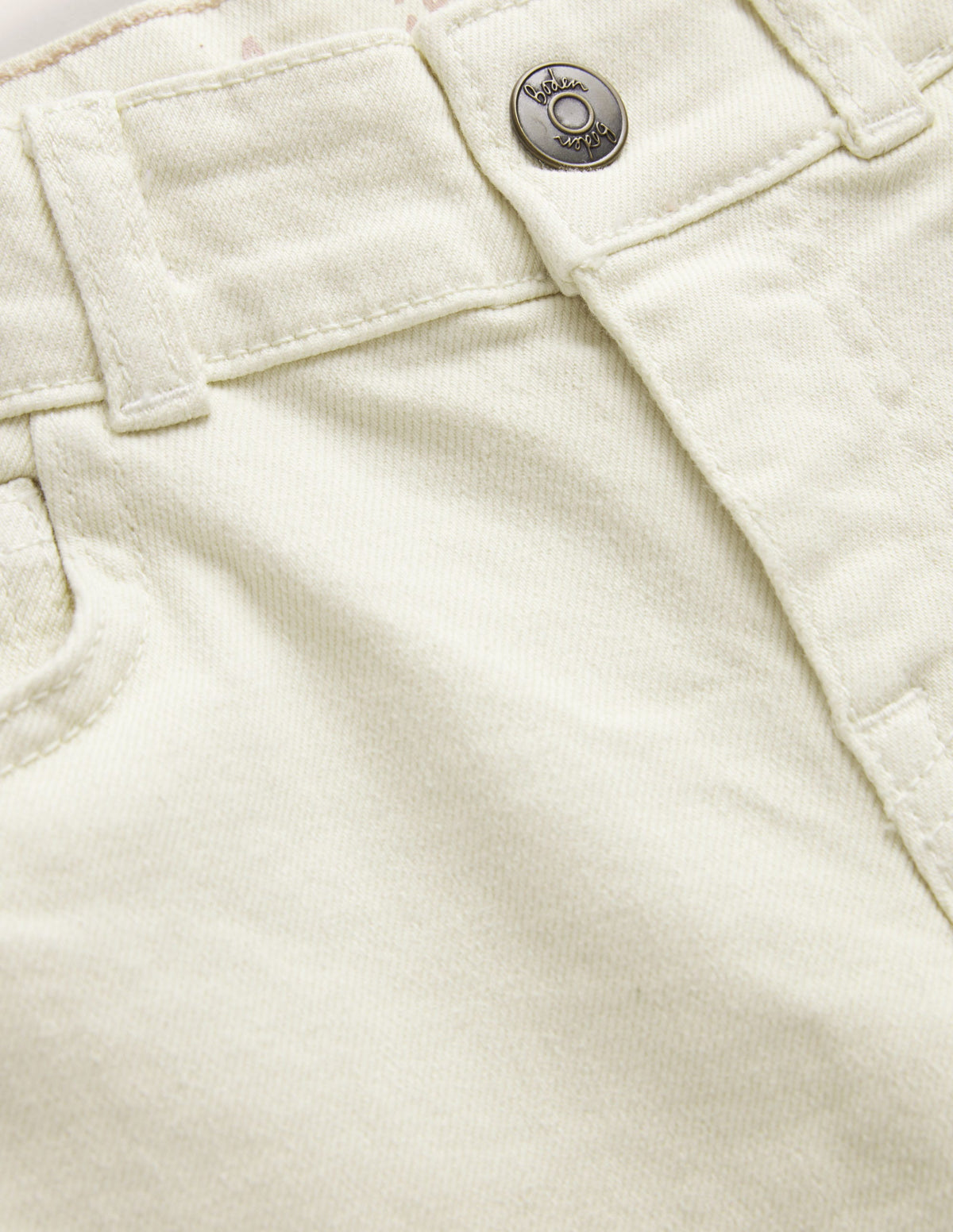 Straight Leg Flare Jean-Ecru - Image 3