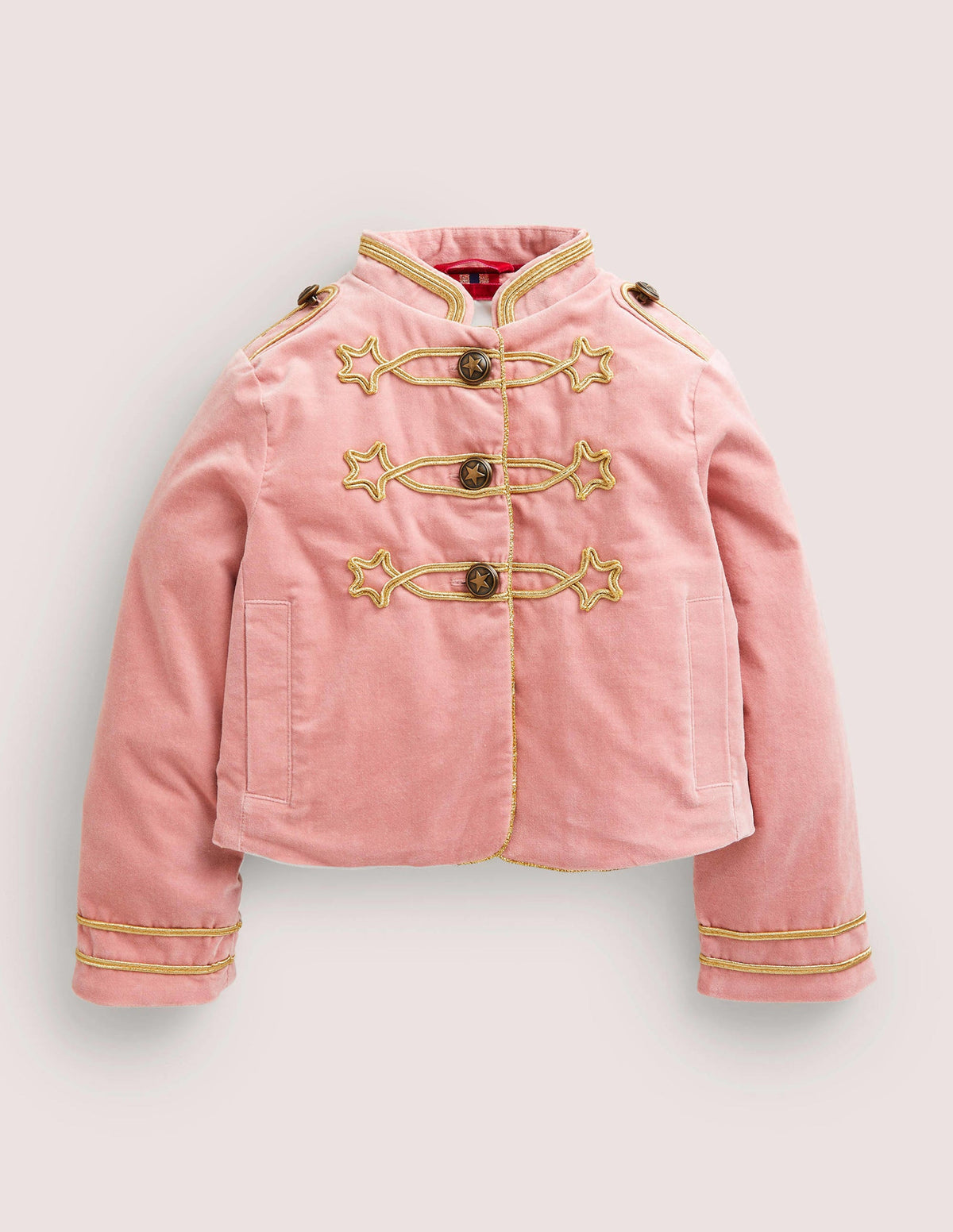 Party Military Jacket-Almond Pink-1