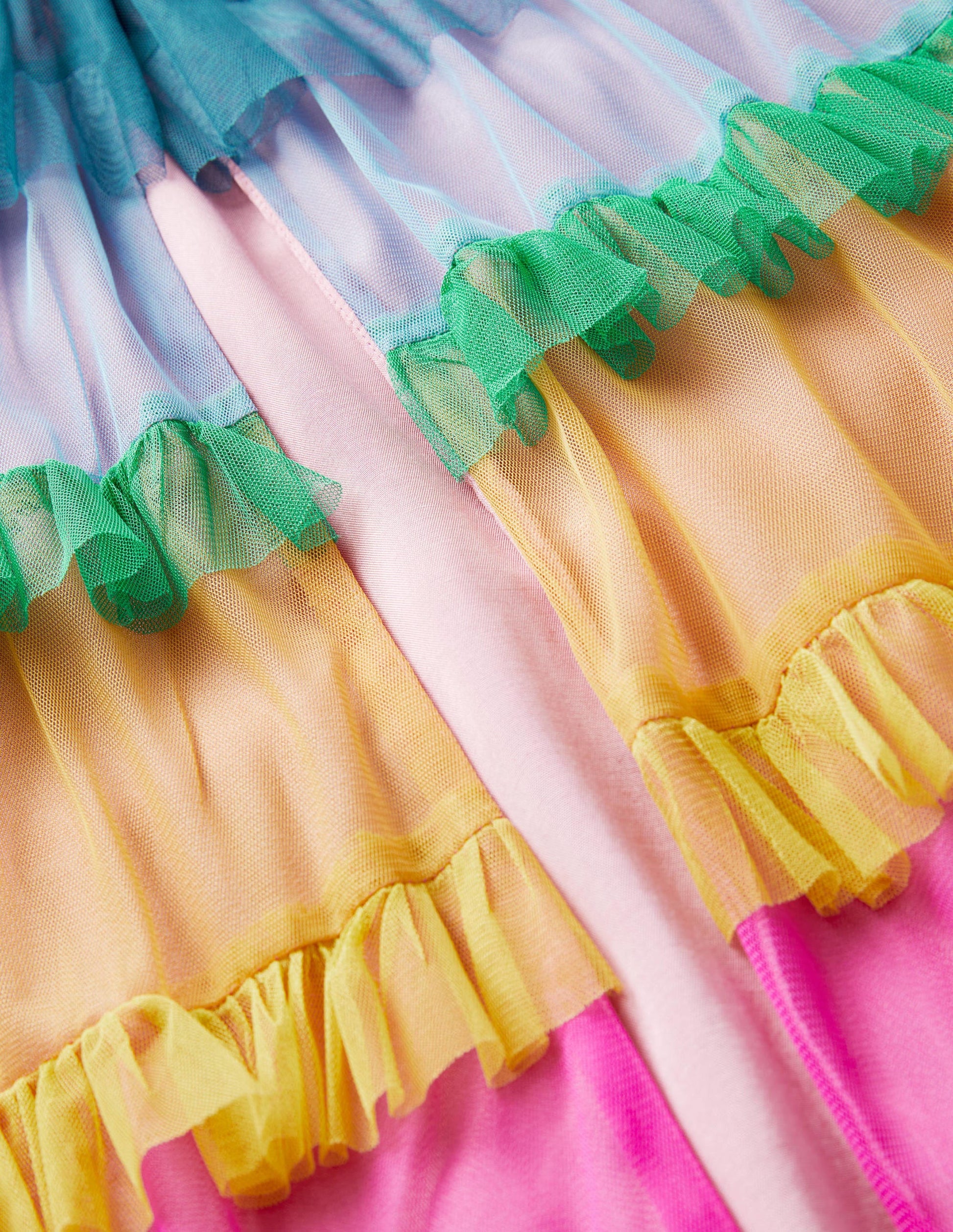 Tulle Cape-Multi Raonbow-3