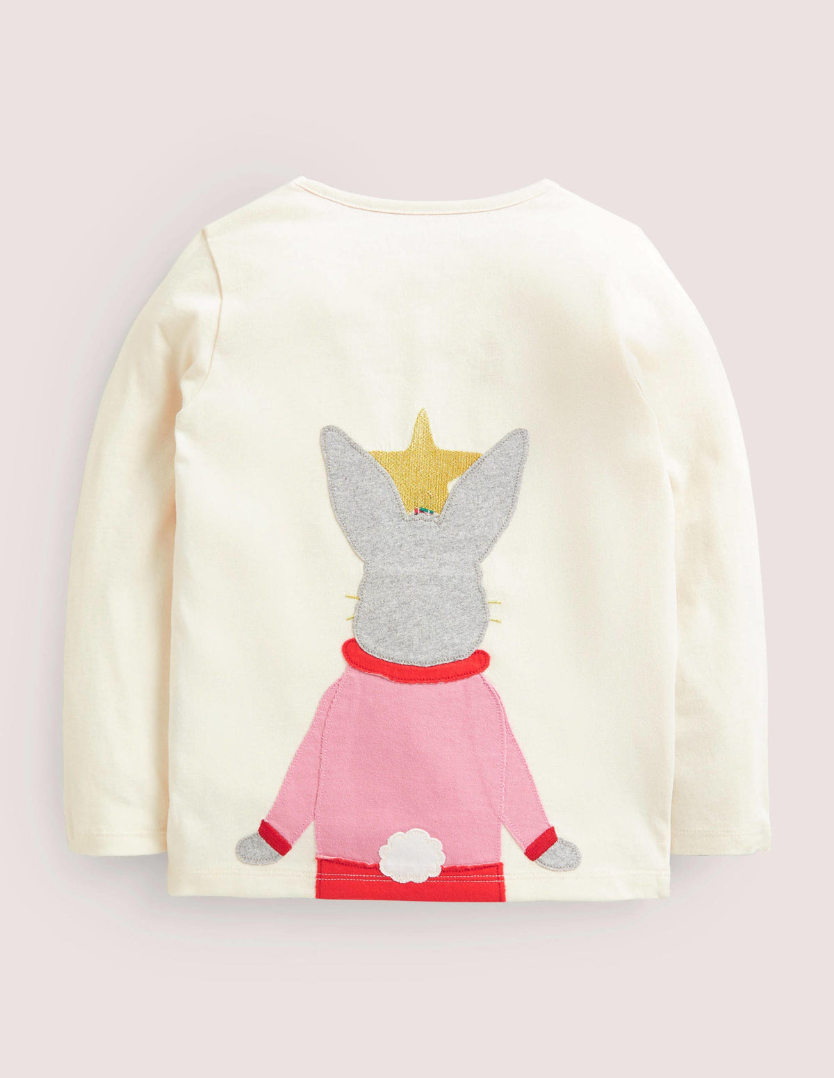 Front & Back T-shirt-Vanilla Pod Christmas Bunny - Image 2