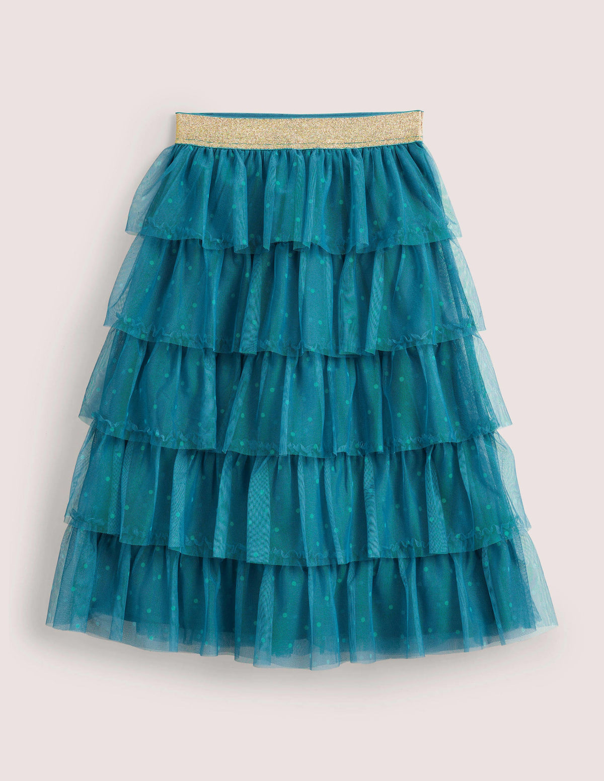 Tulle Midi Skirt-Baltic and Green Spot - Image 1