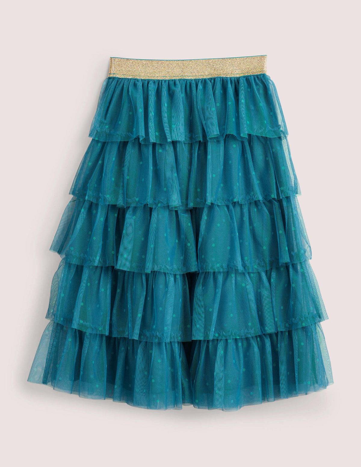 Tulle Midi Skirt-Baltic and Green Spot - Image 2