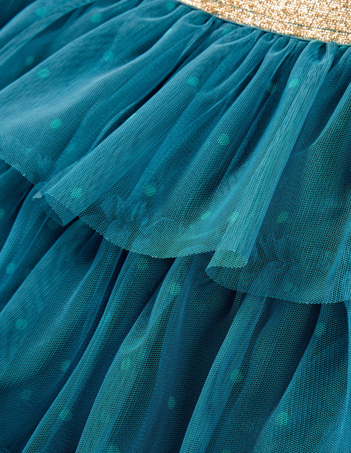 Tulle Midi Skirt-Baltic and Green Spot-3