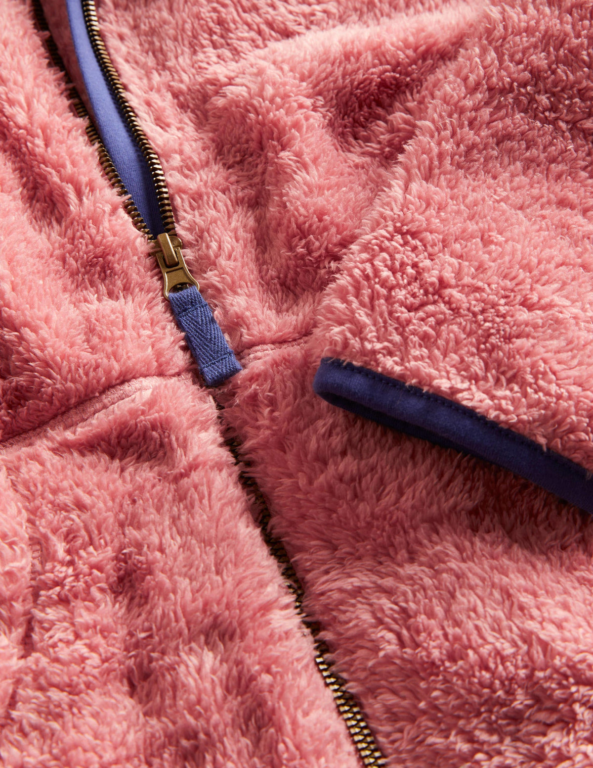 Borg Hoodie-Almond Pink - Image 3