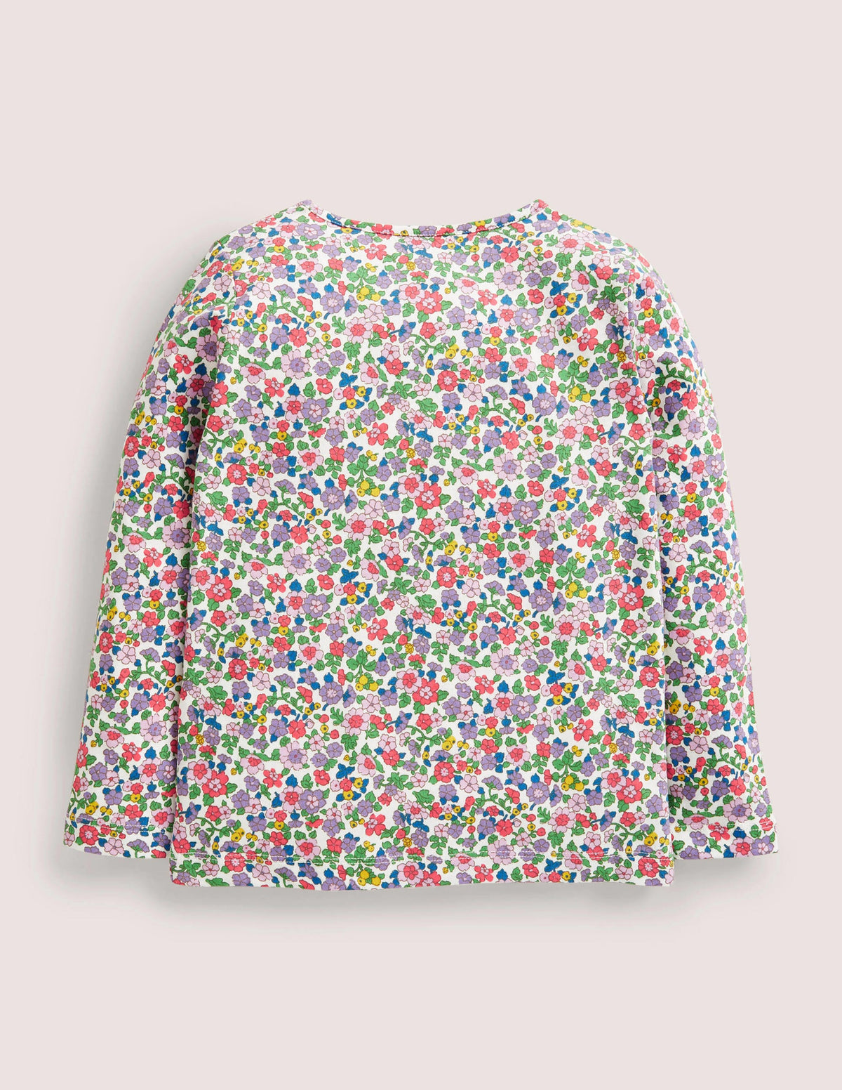 Long-Sleeved Logo Top-Be Kind Floral - Image 2