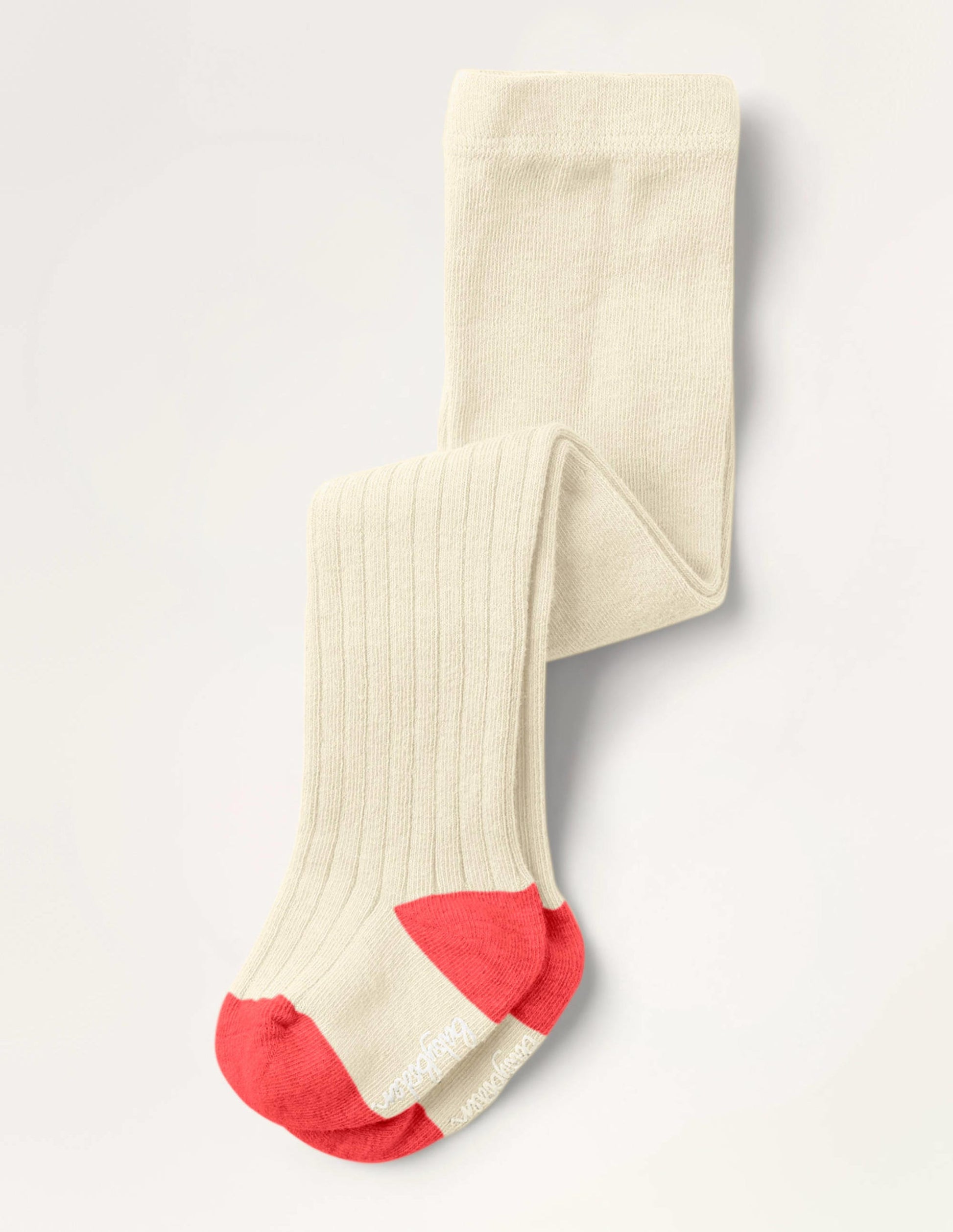 Ribbed Tights (Baby)-Ivory-1