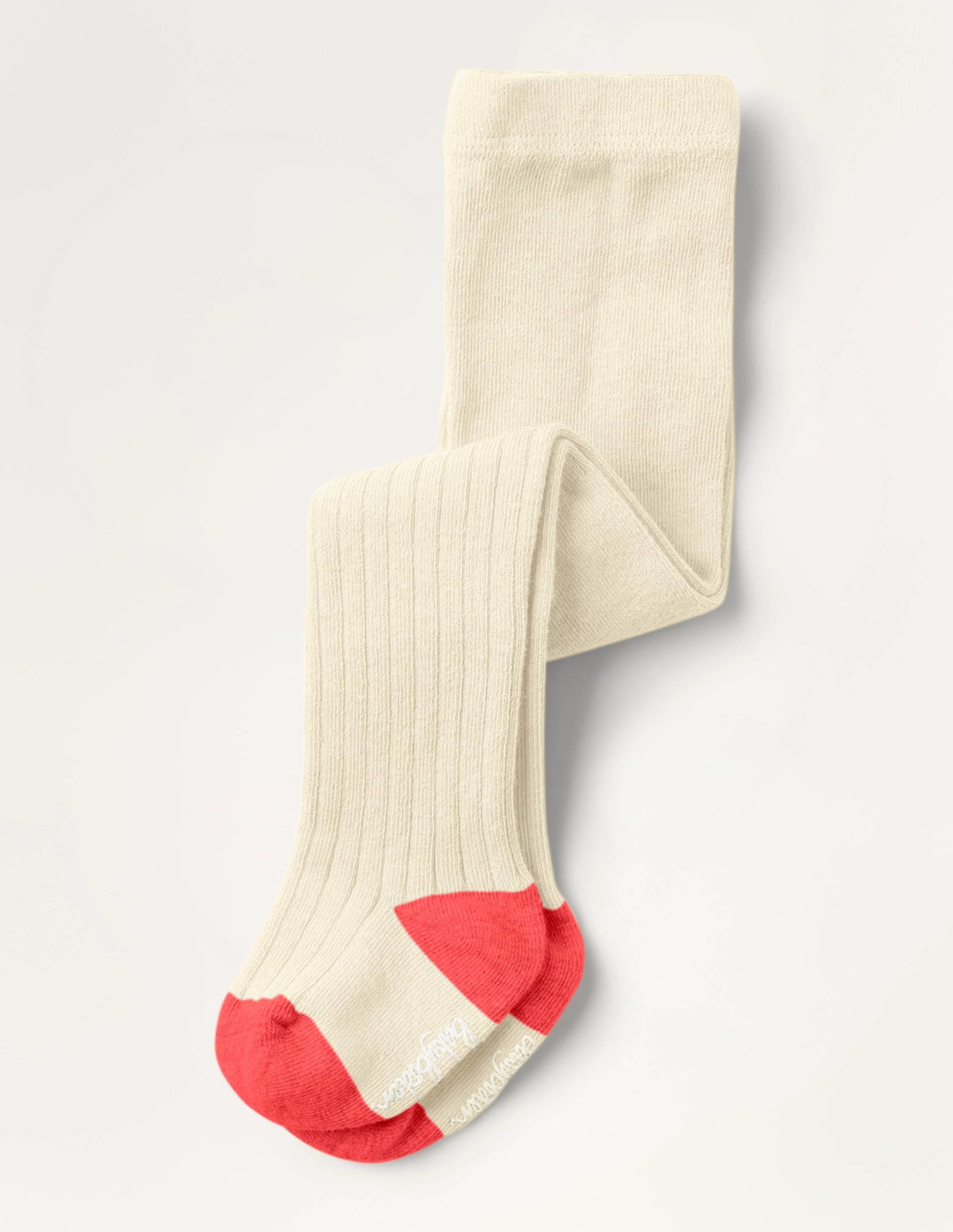 Ribbed Tights (Baby)-Ivory - Image 1