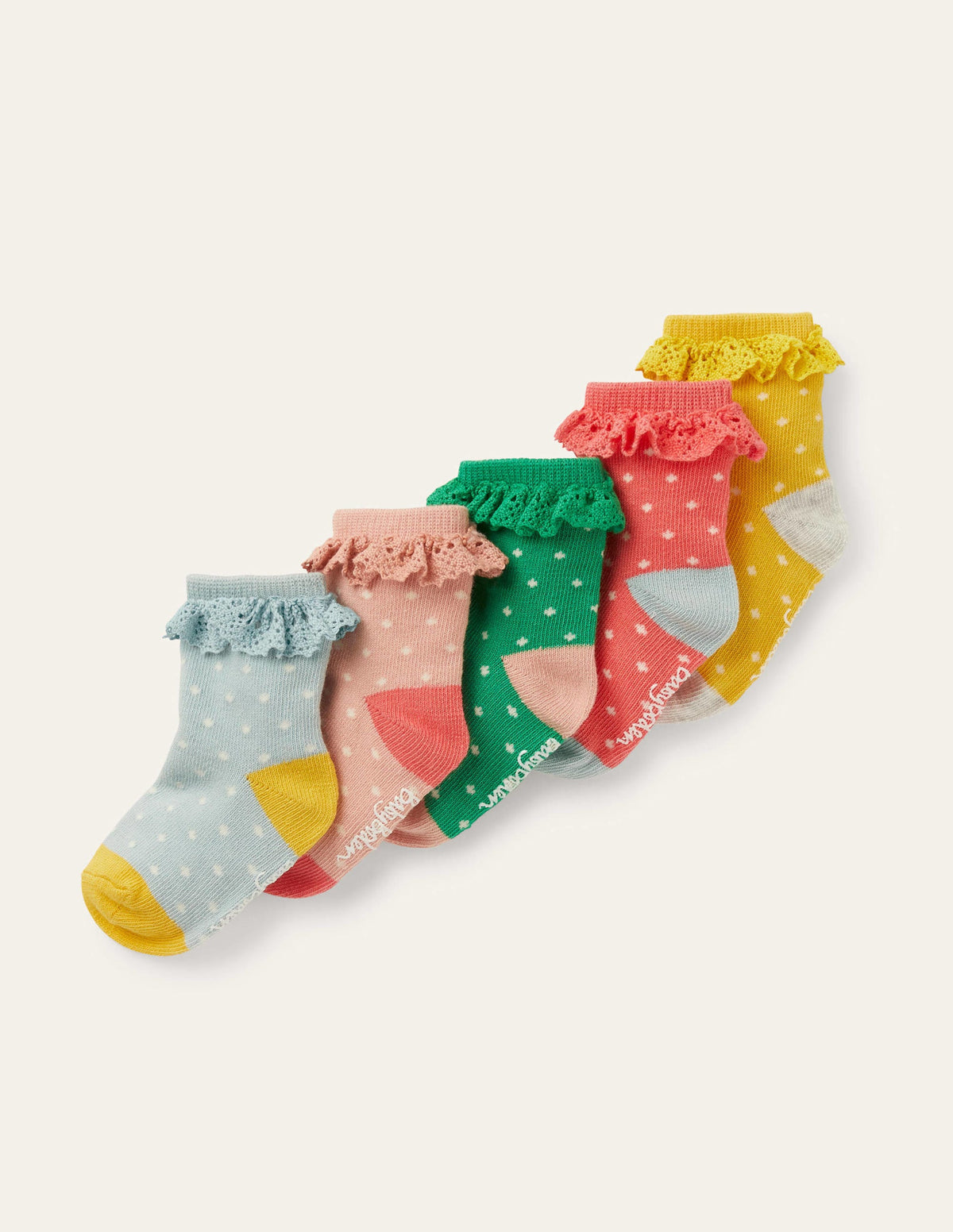 Frilly Socks 5 Pack-Multi - Image 1