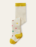 Everyday Tights-Multi Rainbow Hearts