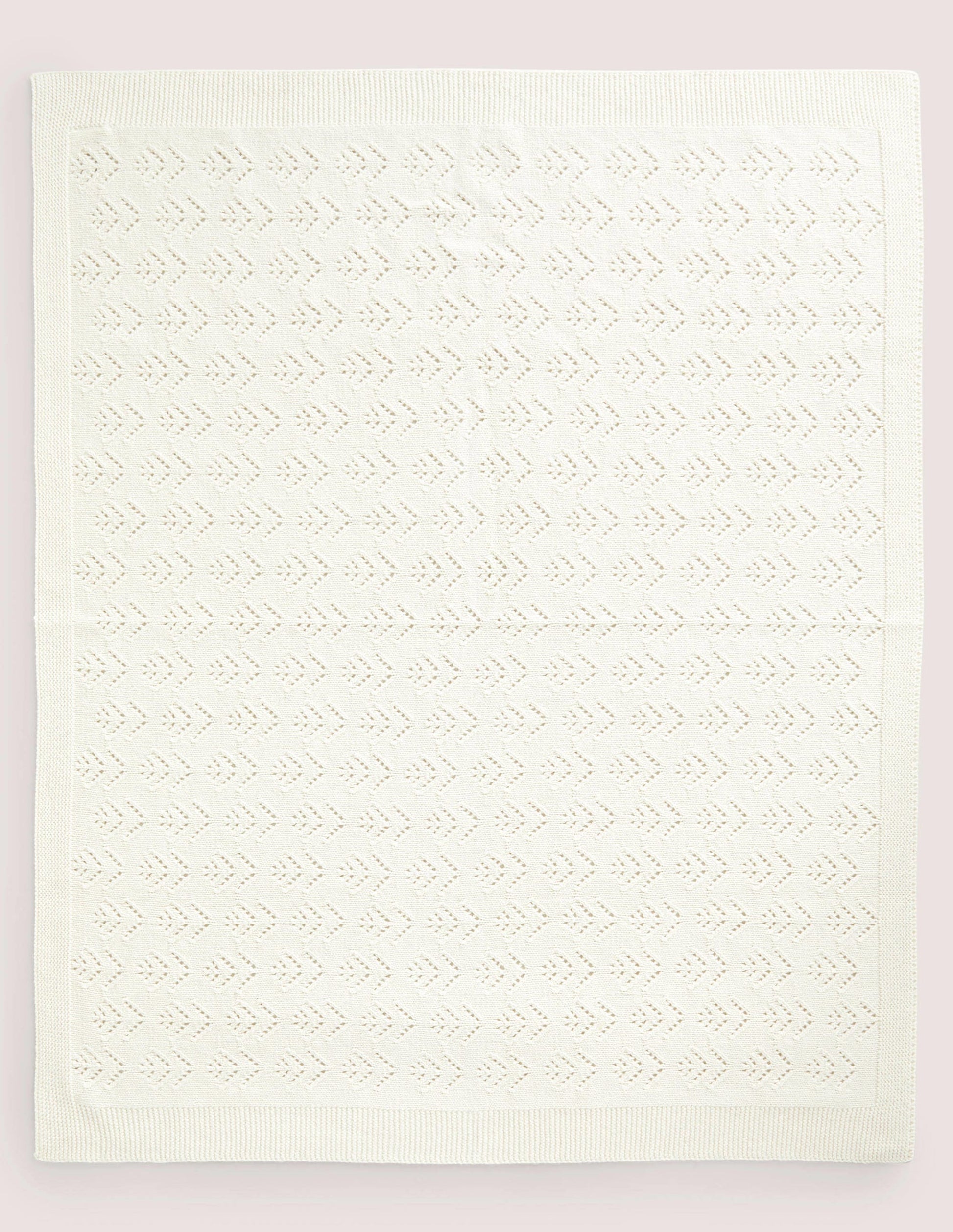 Knitted Blanket-Ivory-2