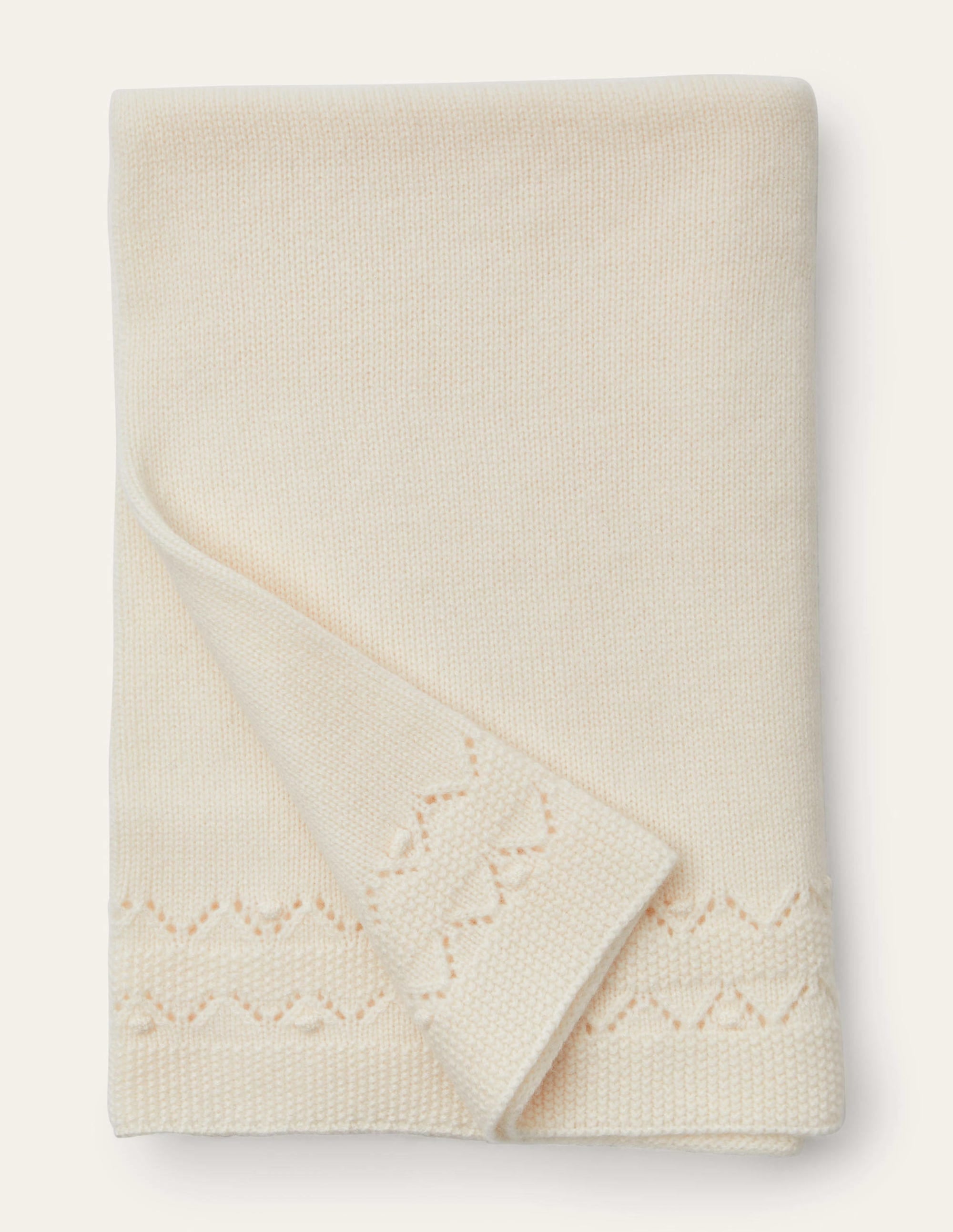 Cosy Cashmere Blanket-Ecru - Image 1