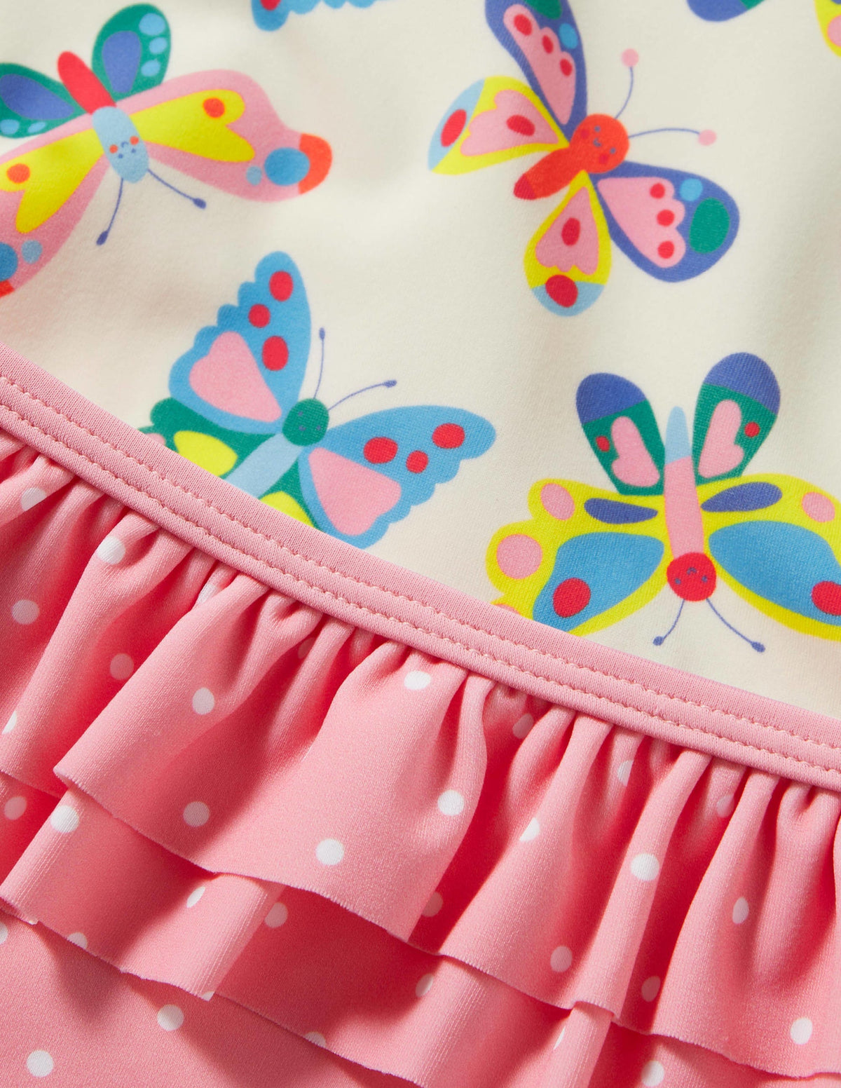 Rash Guard Set-Ivory Butterflies - Image 3