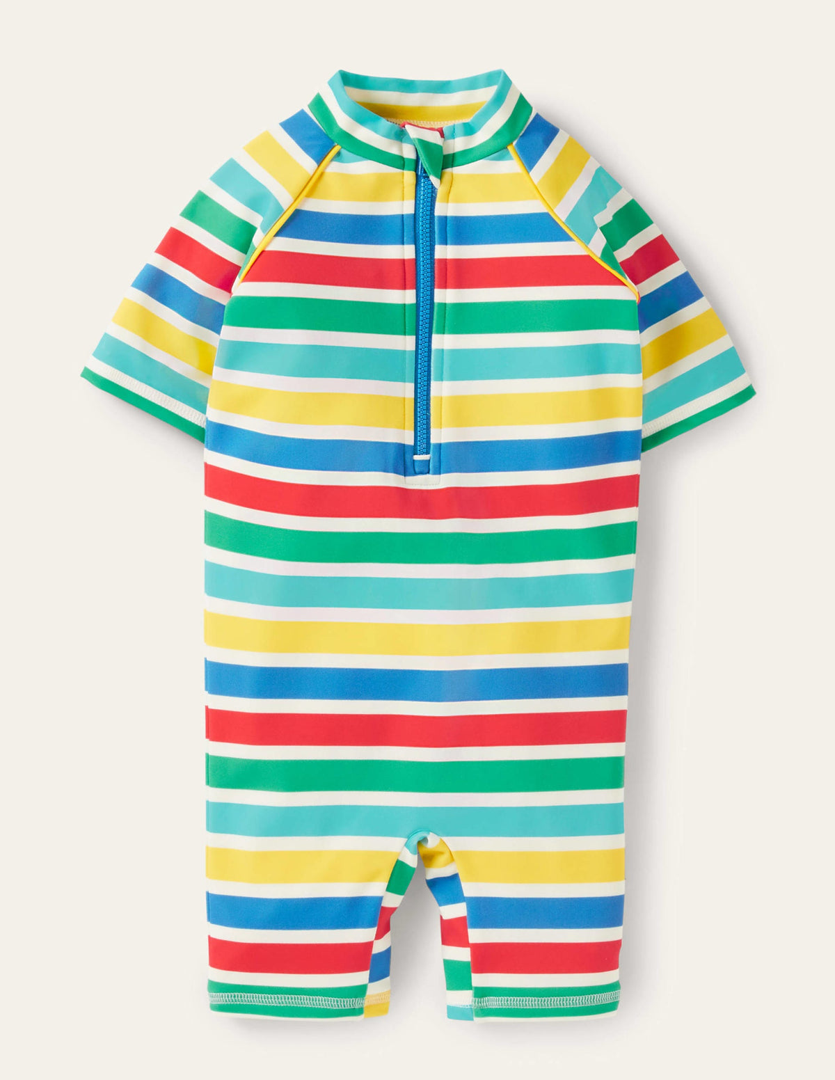 Printed Sun-safe Surf Suit-Multi Stripe-1