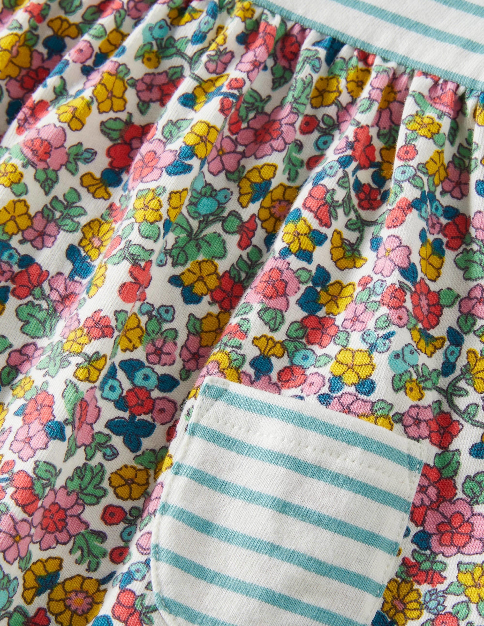 Hotch Potch Dress-Multi Vintage Flowerbed - Image 3
