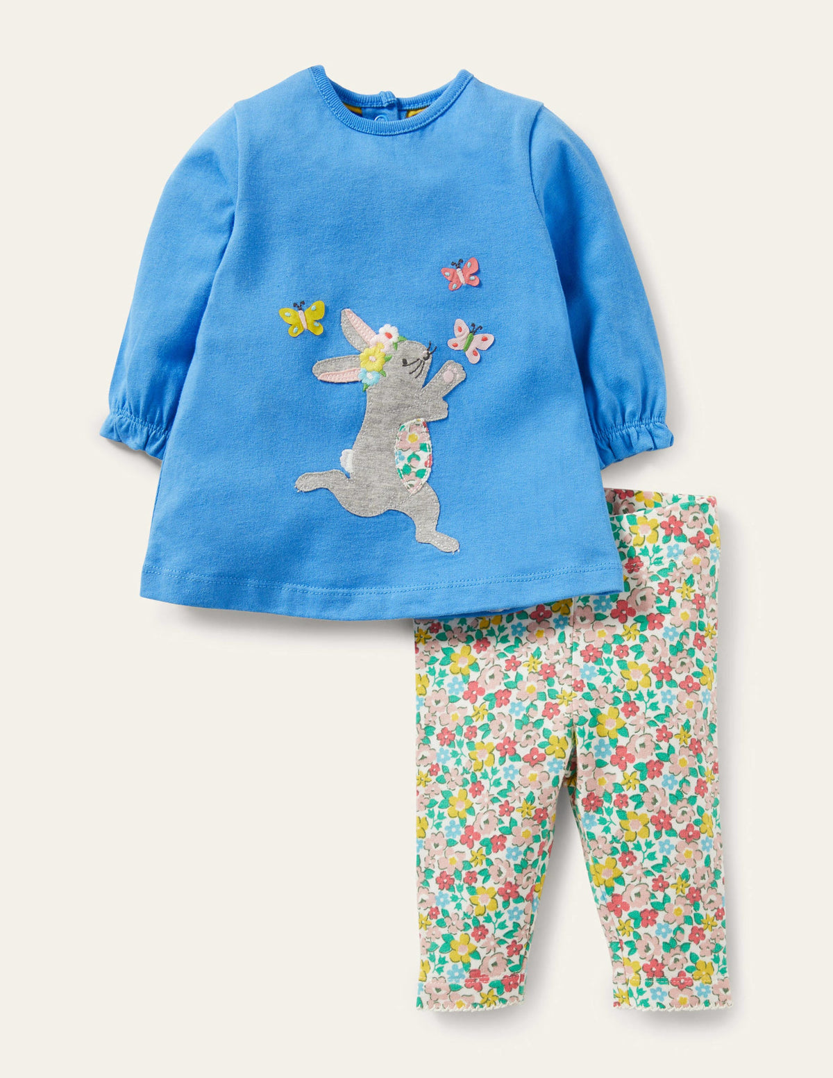 Dress & Legging Set-Bright Bluebell-1