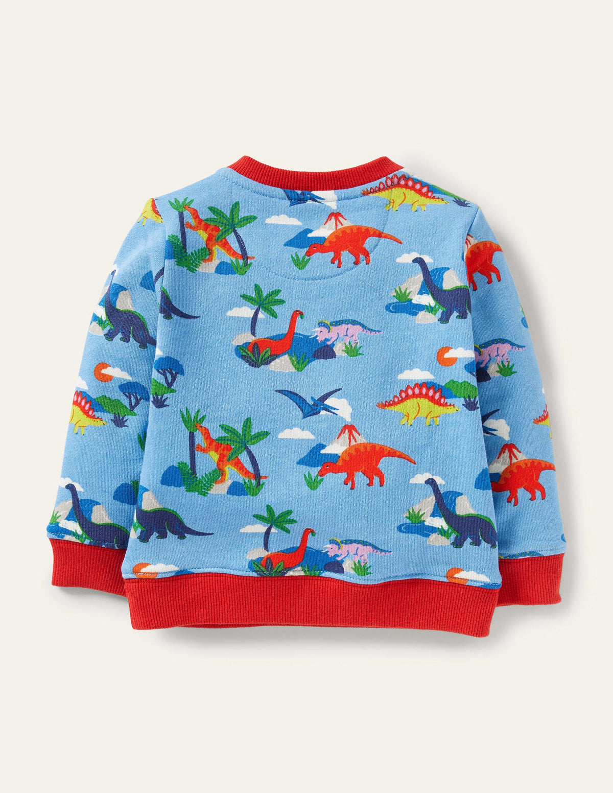 Cosy Sweatshirt-Surfboard Blue Dino Scene - Image 2