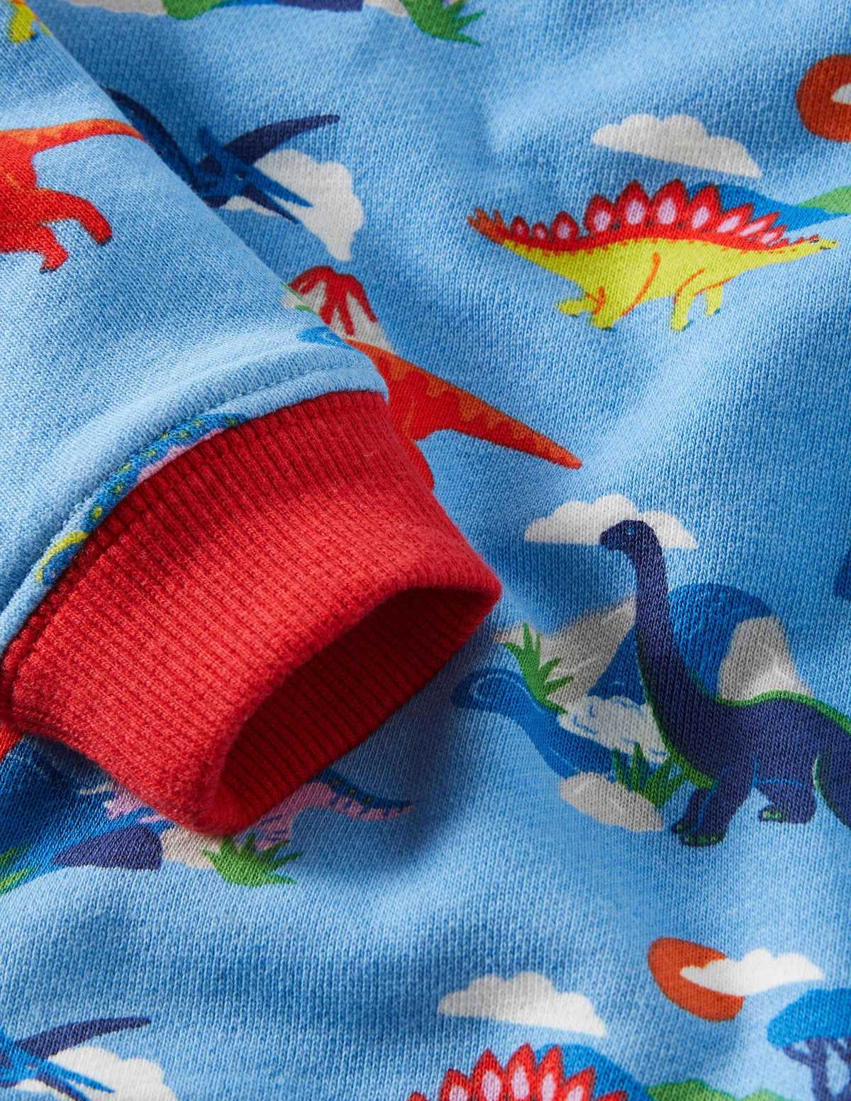 Cosy Sweatshirt-Surfboard Blue Dino Scene - Image 3