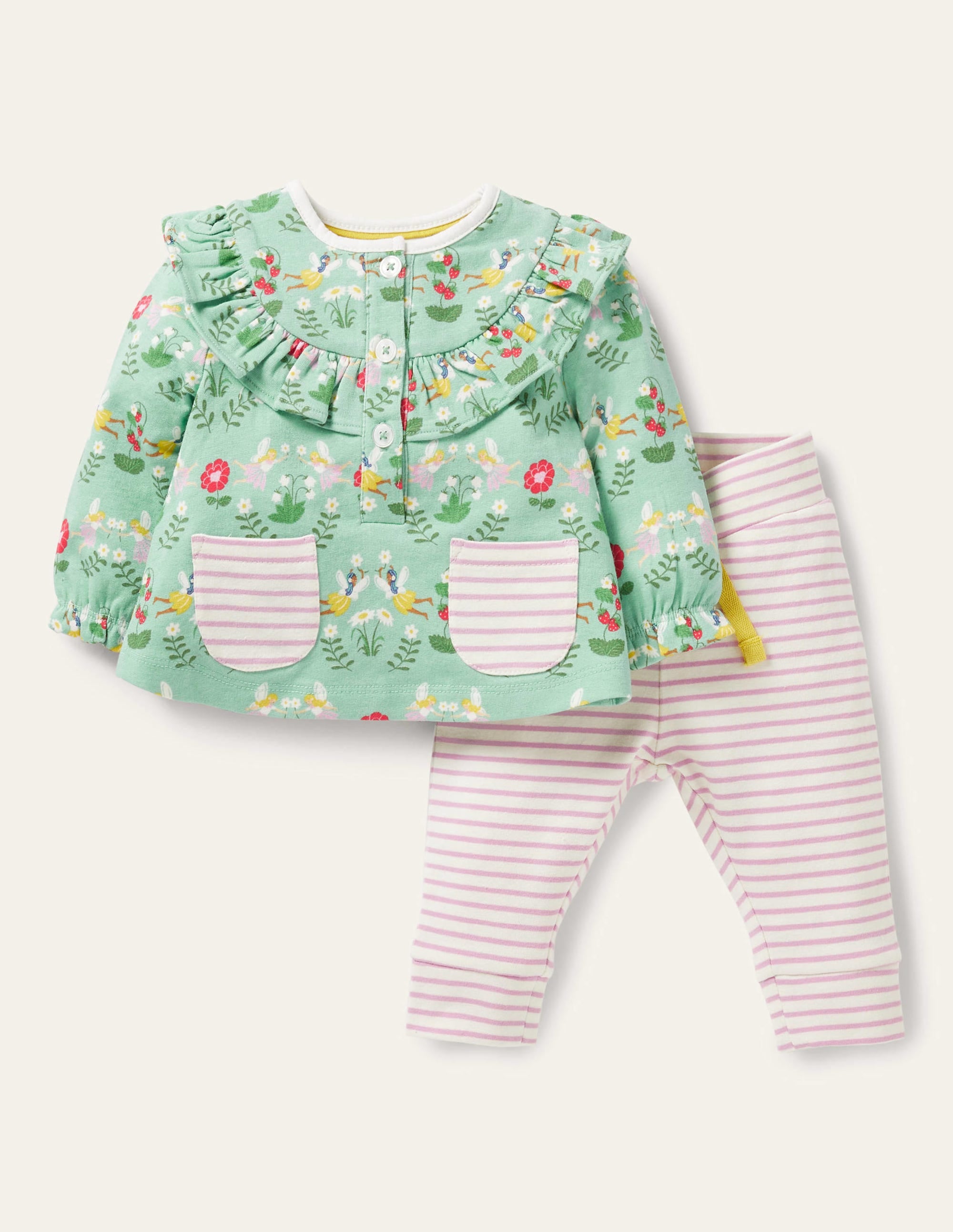 Jersey Ruffle Playset-Fountain Flower Fairies - Image 1