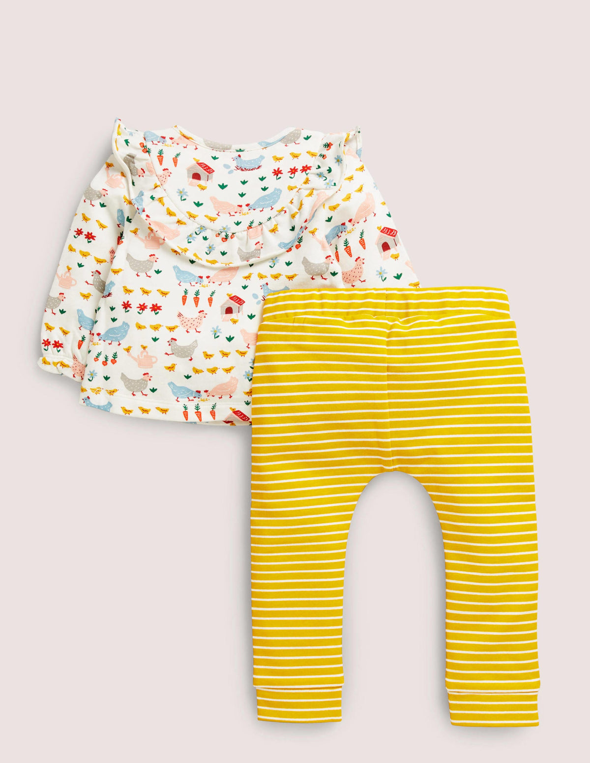 Jersey Ruffle Playset-Ivory Hen House-2