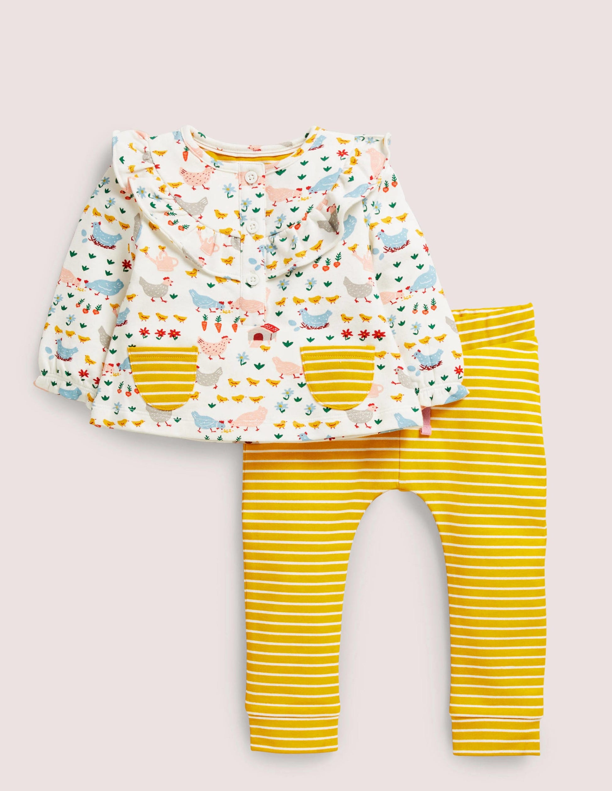 Jersey Ruffle Playset-Ivory Hen House-1