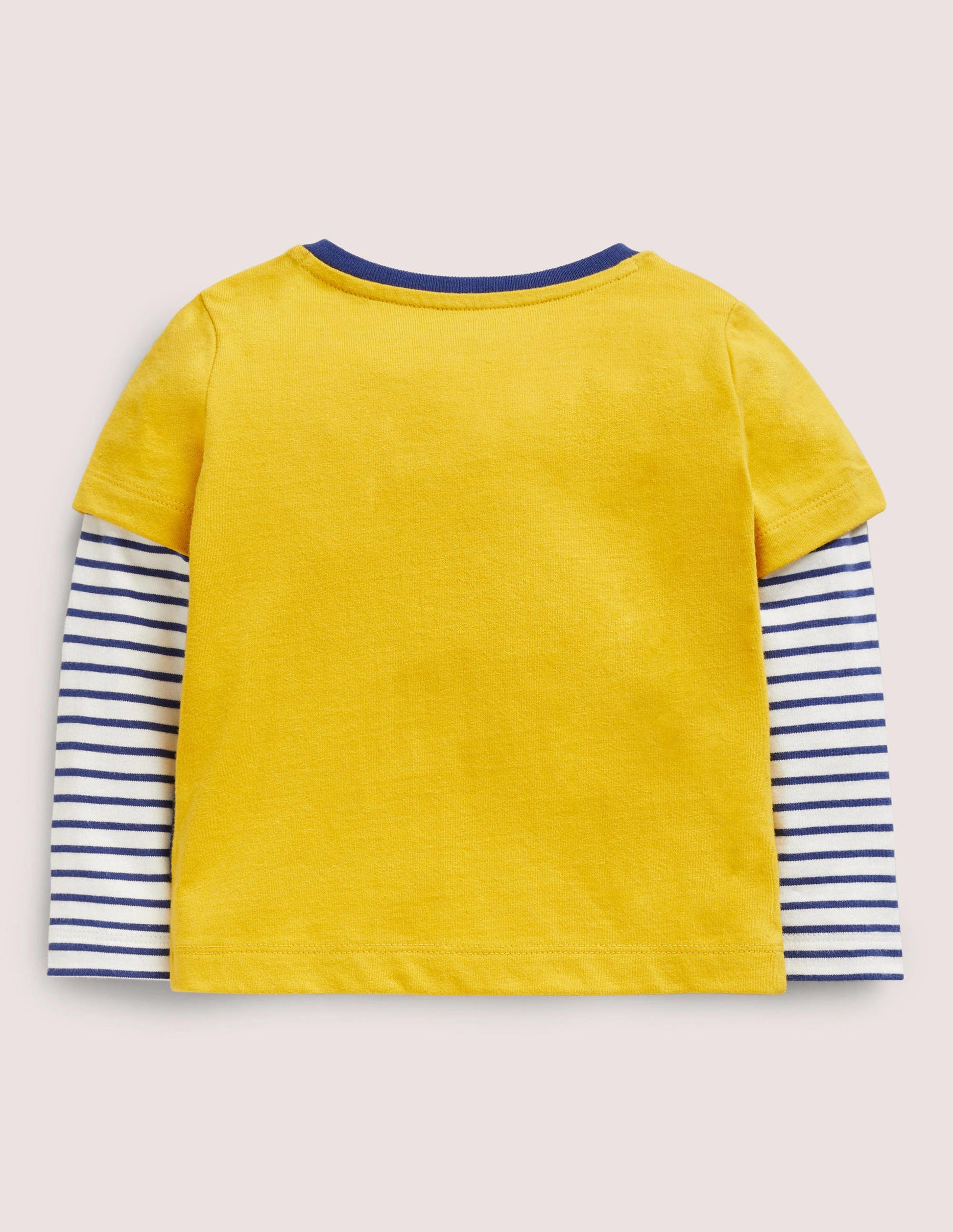 Appliqué T-shirt-Honeycomb Yellow Truck-2