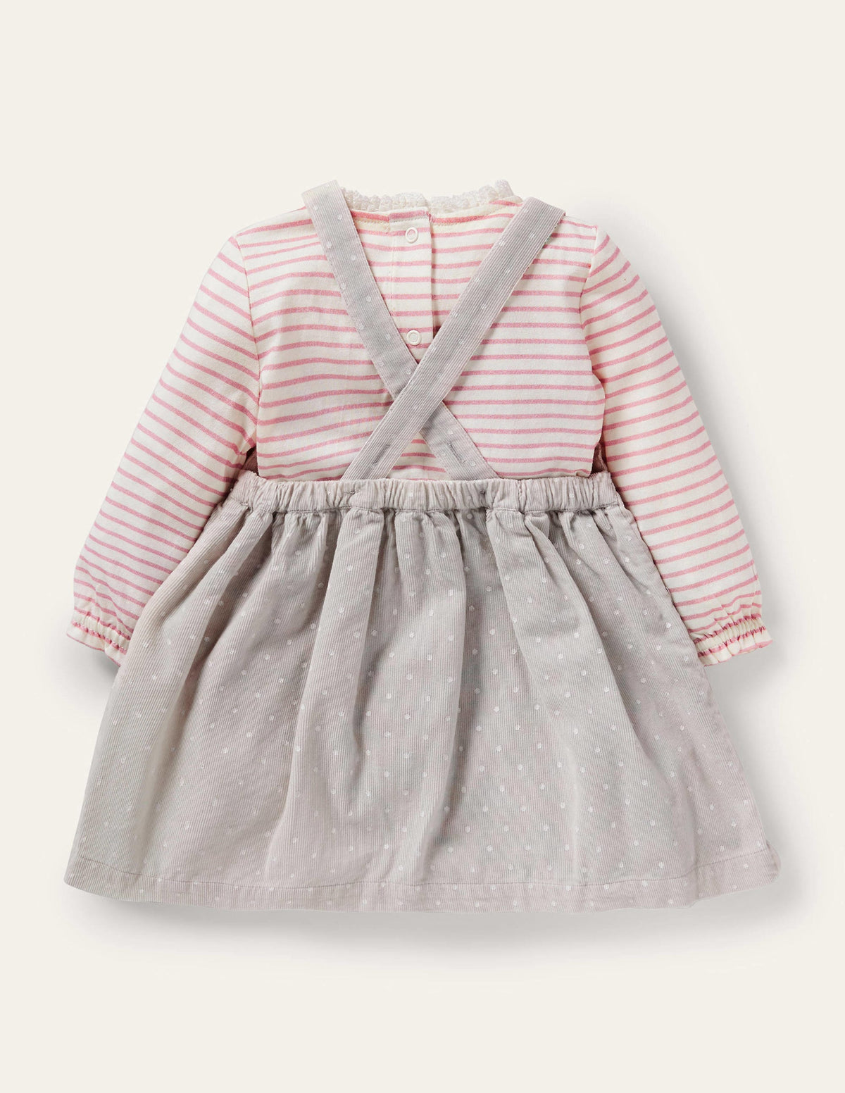 Mouse Pinnie 3 Piece Set-Shale Grey Pin Spot - Image 2